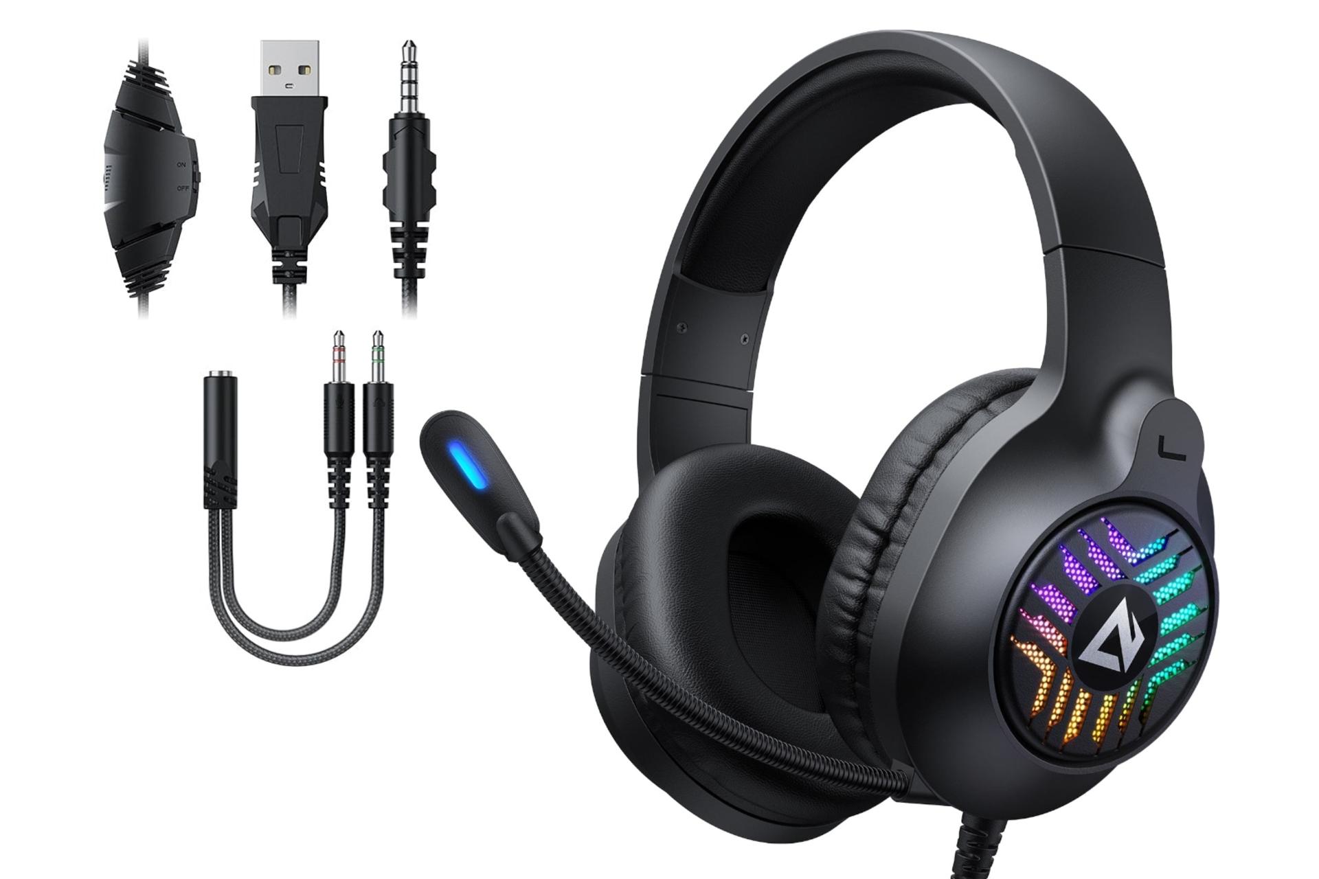 کنترل کننده صدا و کانکتور هدست گیمینگ آکی Aukey GH-X1