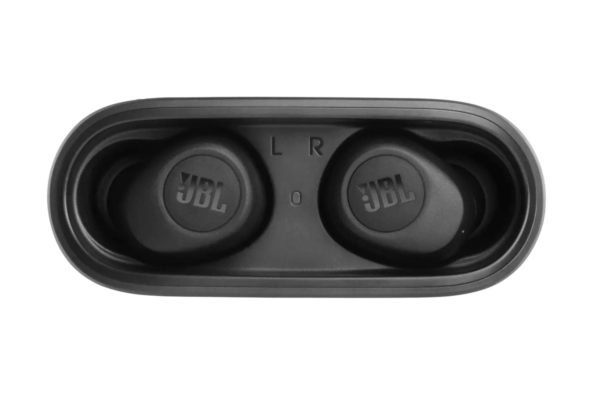 نمای بالا ایرباد بی سیم جی بی ال JBL Wave 100TWS مشکی