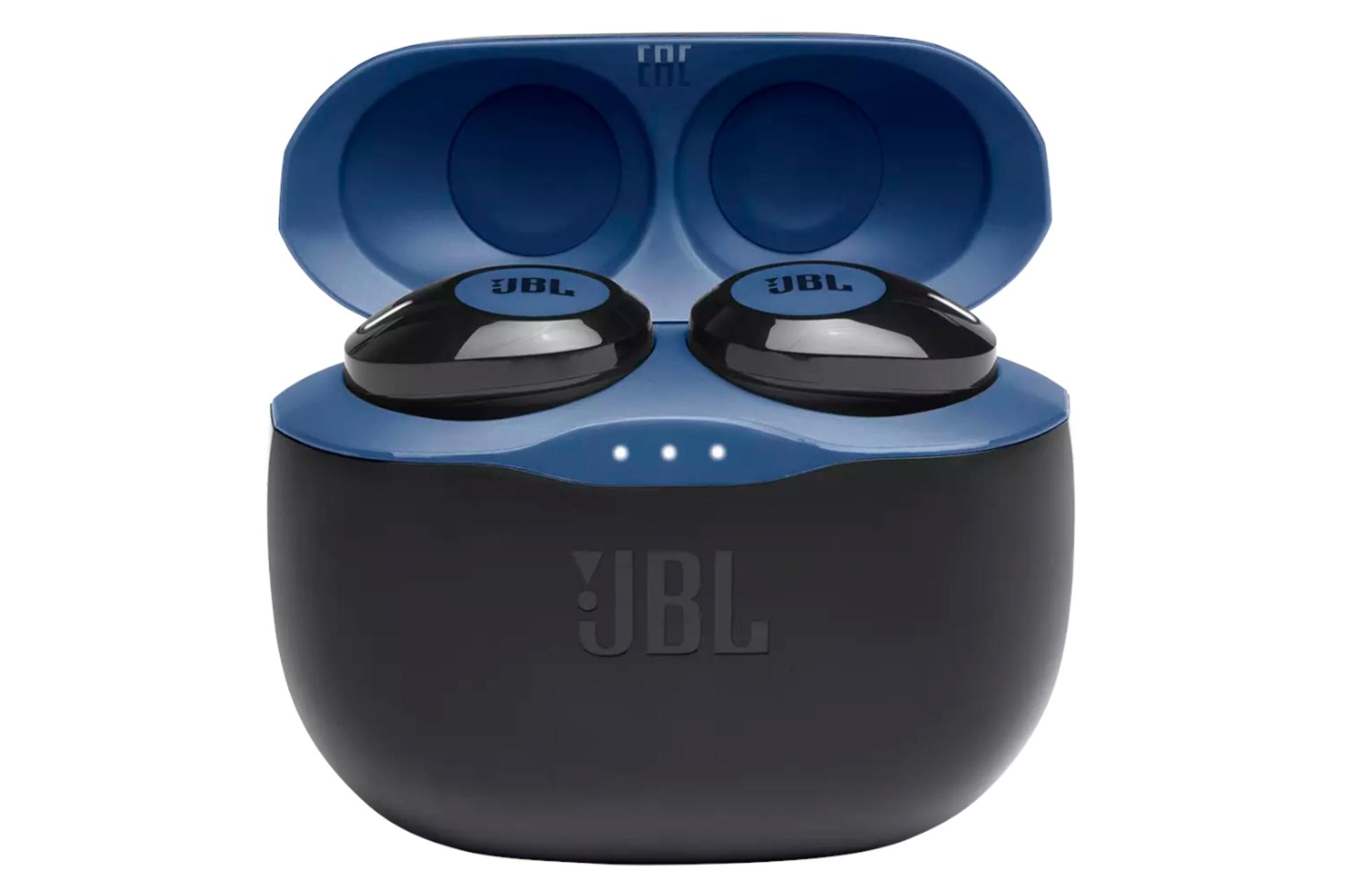 محفظه شارژ ایرباد بی سیم جی بی ال JBL TUNE 125TWS آبی