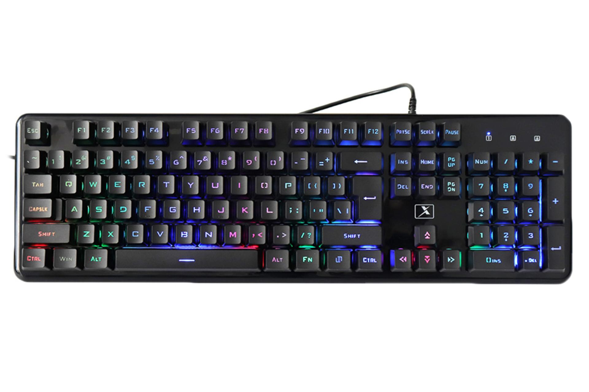 نمای روبرو کیبورد Xinmeng K620