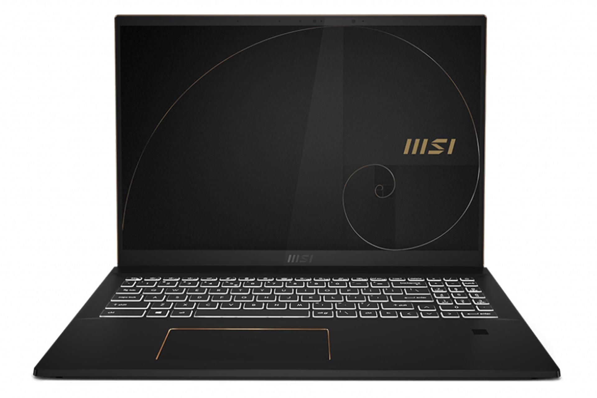 نمای روبرو لپ تاپ Summit E16Flip A11UCT ام اس آی