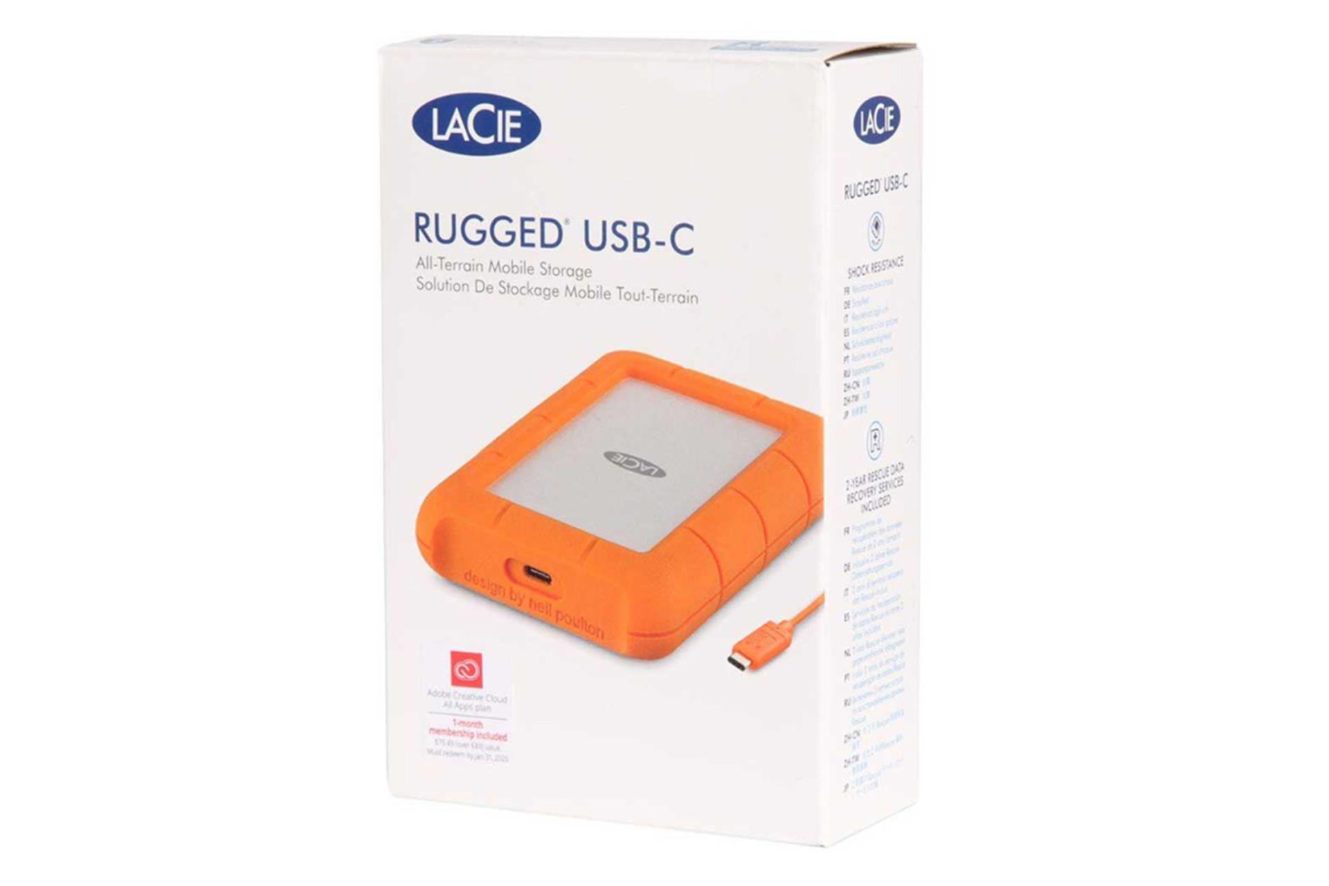 جعبه هارد اکسترنال لسی Rugged USB-C