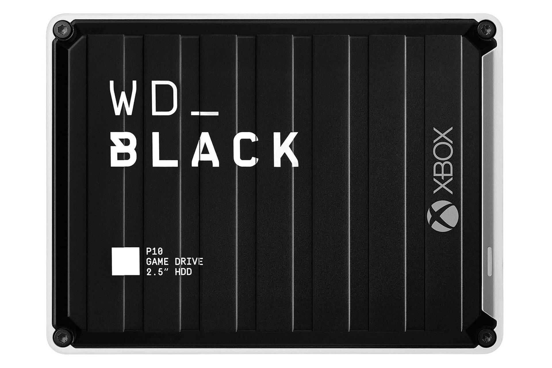 نمای روبرو هارد دیسک وسترن دیجیتال Black P10 Game Drive for XBOX