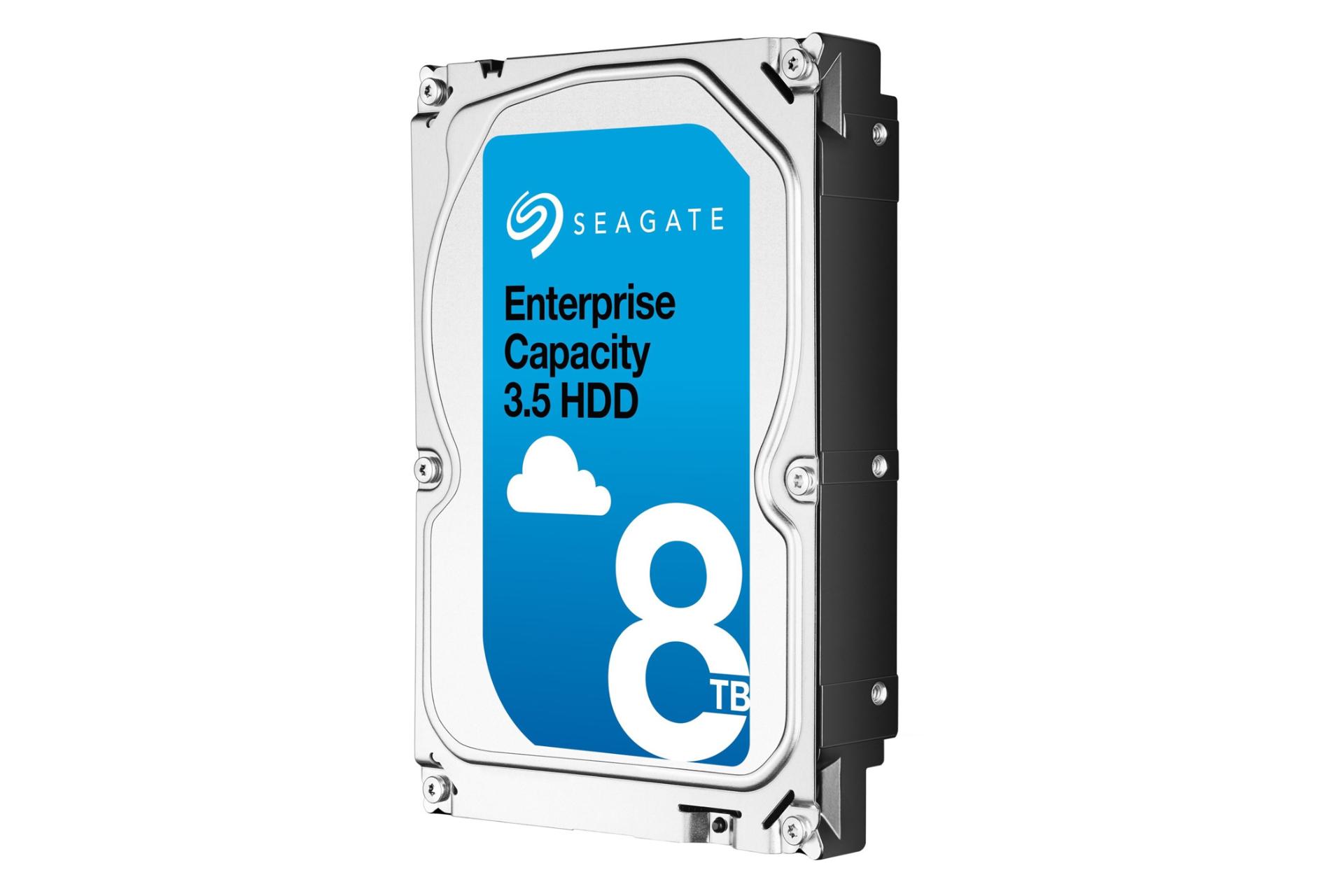 نمای روبرو هارد دیسک سیگیت Enterprise Capacity ST8000NM0095 SATA 3.5 Inch ظرفیت 8 ترابایت