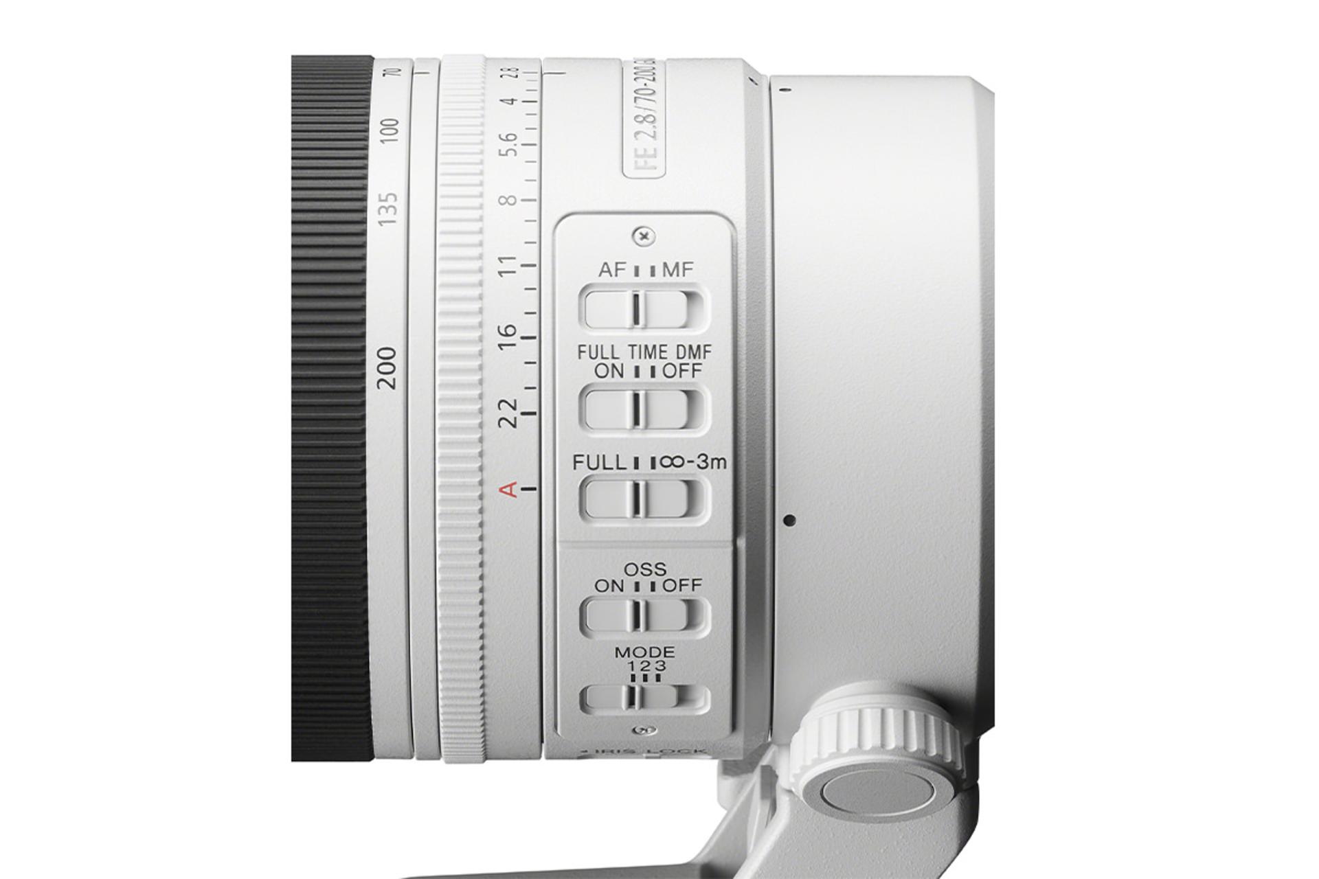 لنز سونی FE 70-200mm F2.8 GM OSS II نمای نزدیک