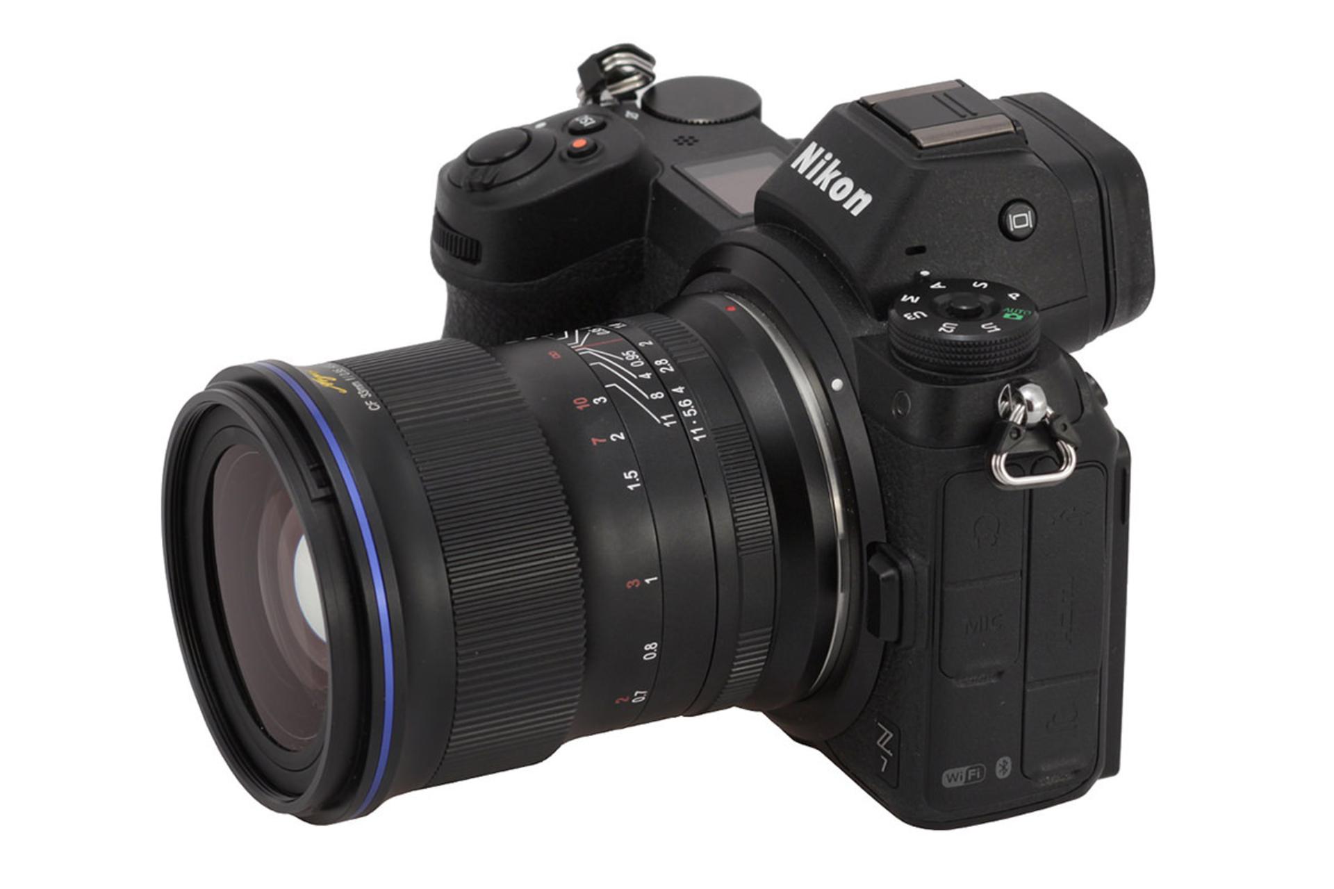 لنز ونوس Laowa Argus 33mm F0.95 CF APO نمای دوربین