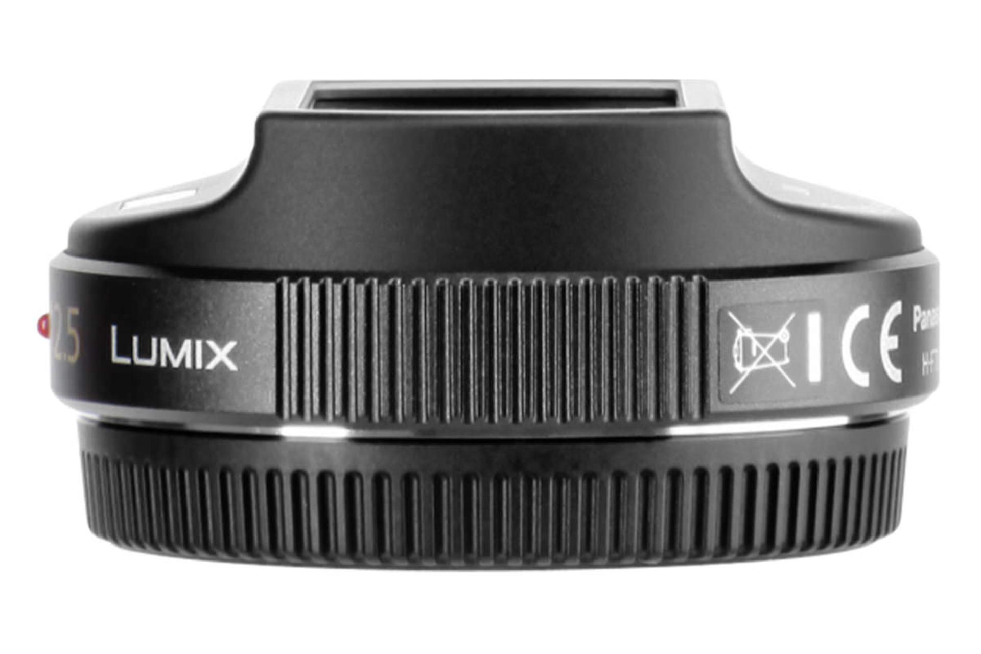  لنز پاناسونیک Lumix G 12.5mm / F12 نمای پهلو