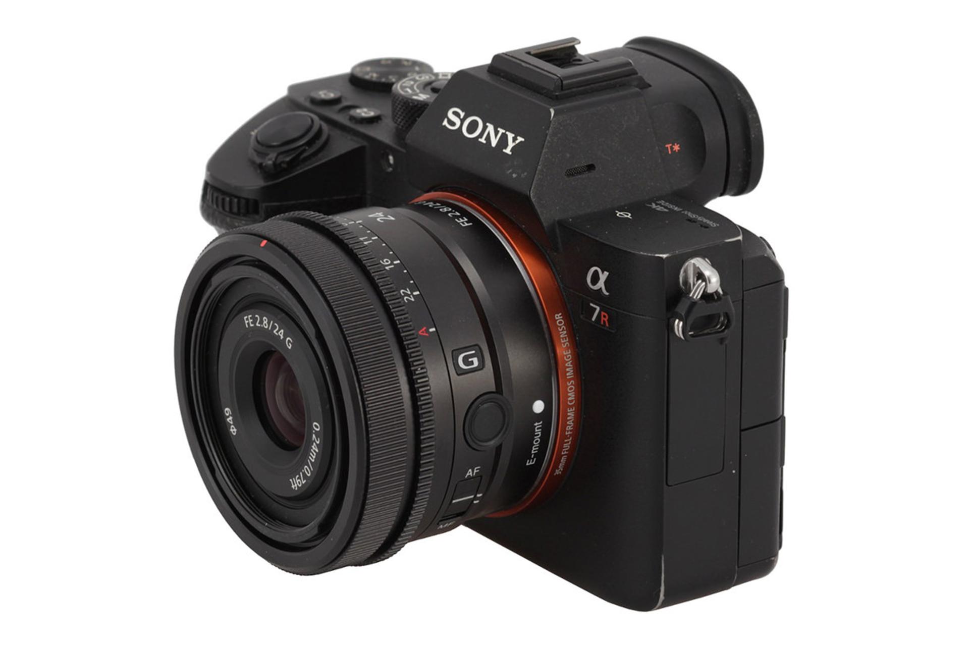 لنز سونی FE 24mm F2.8 G بر روی دوربین سونی