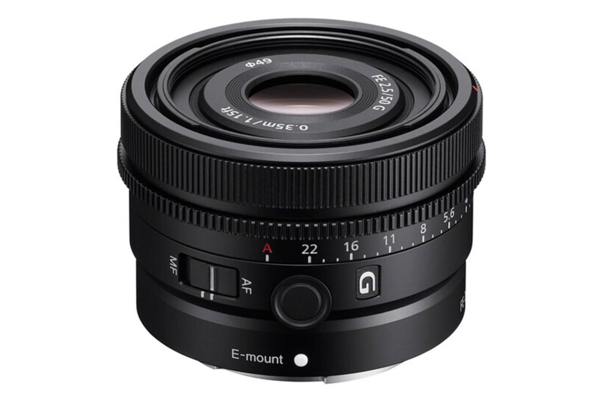  لنز سونی FE 50mm F2.5 G کلید فوکوس
