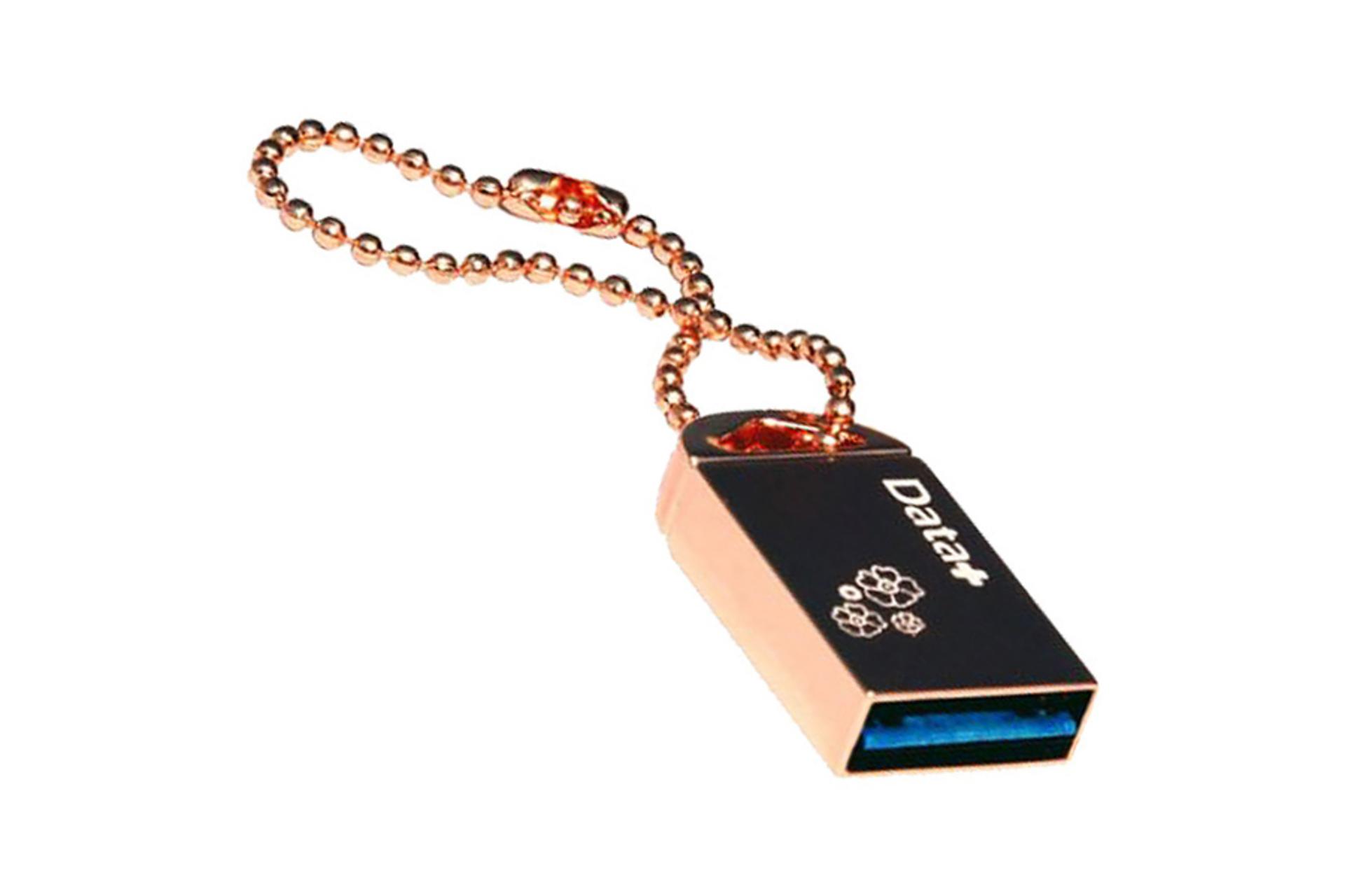 درگاه فلش مموری دیتا پلاس مدل رزگلد ظرفیت 128 گیگابایت