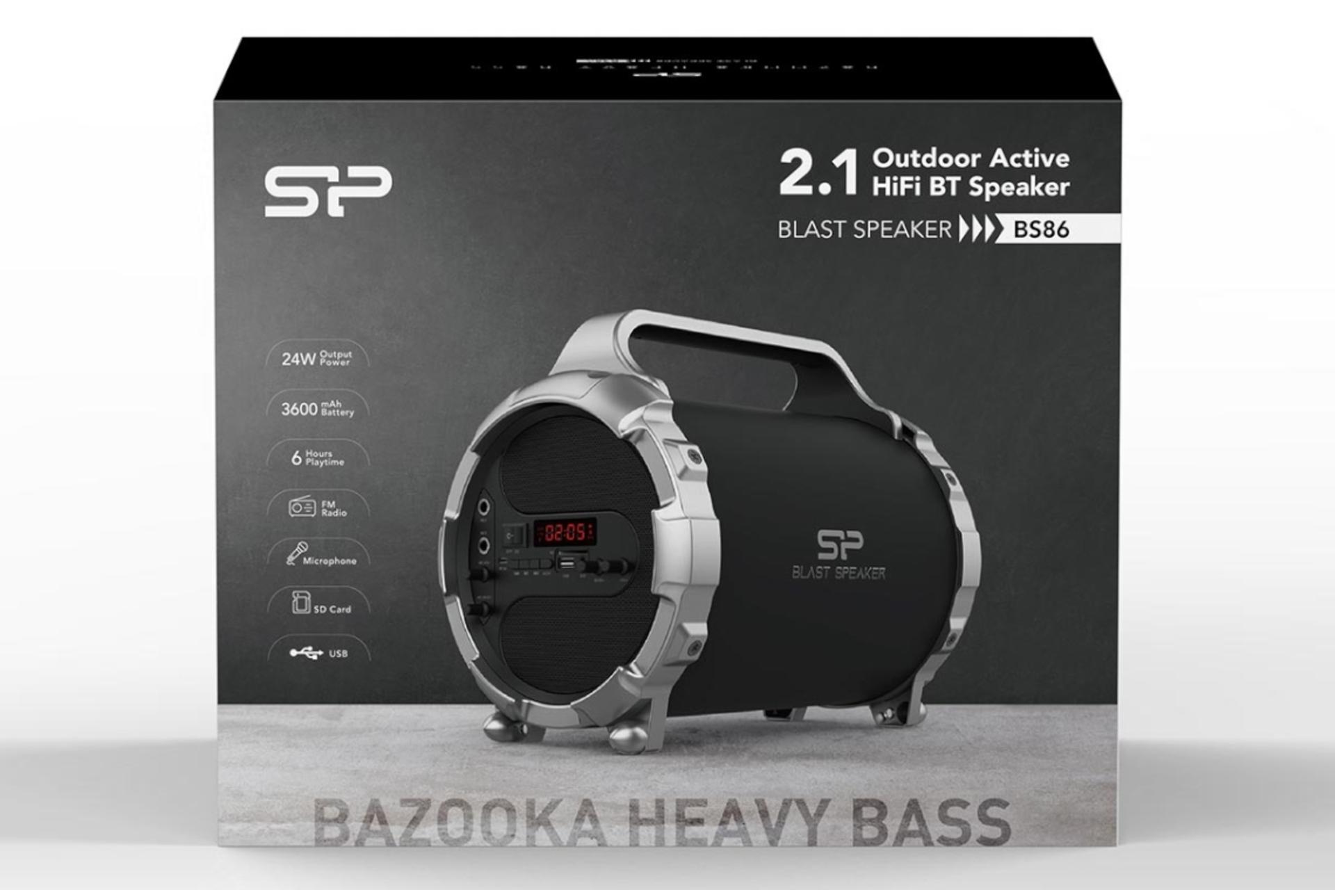 جعبه اسپیکر سیلیکون پاور Silicon Power Blast Speaker BS86