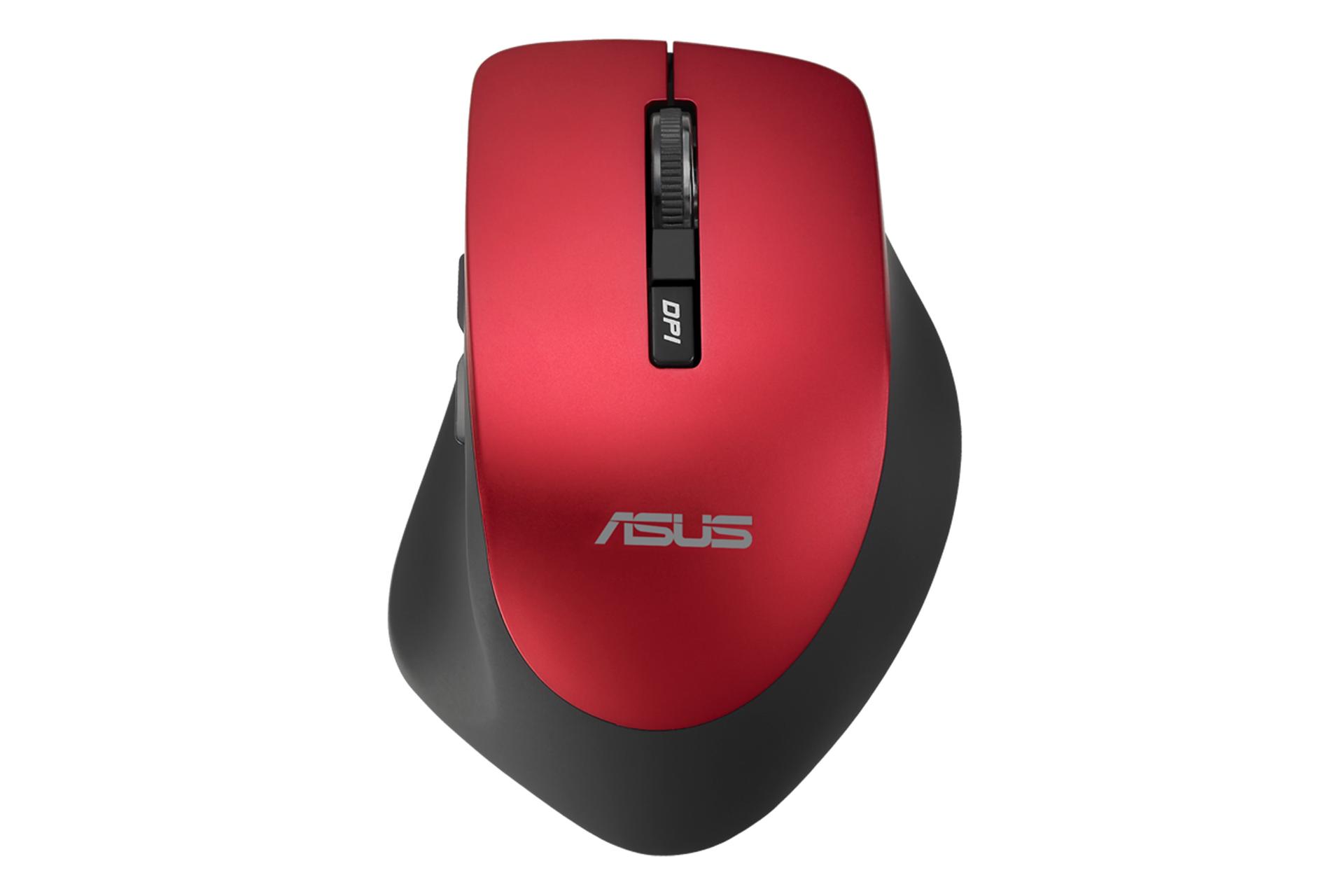 نمای روبرو ماوس ایسوس WT425 قرمز