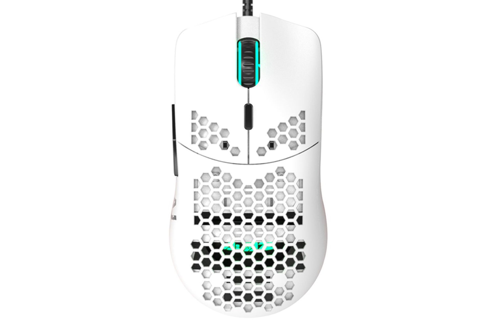 نمای روبرو ماوس آجز AJ390R سفید