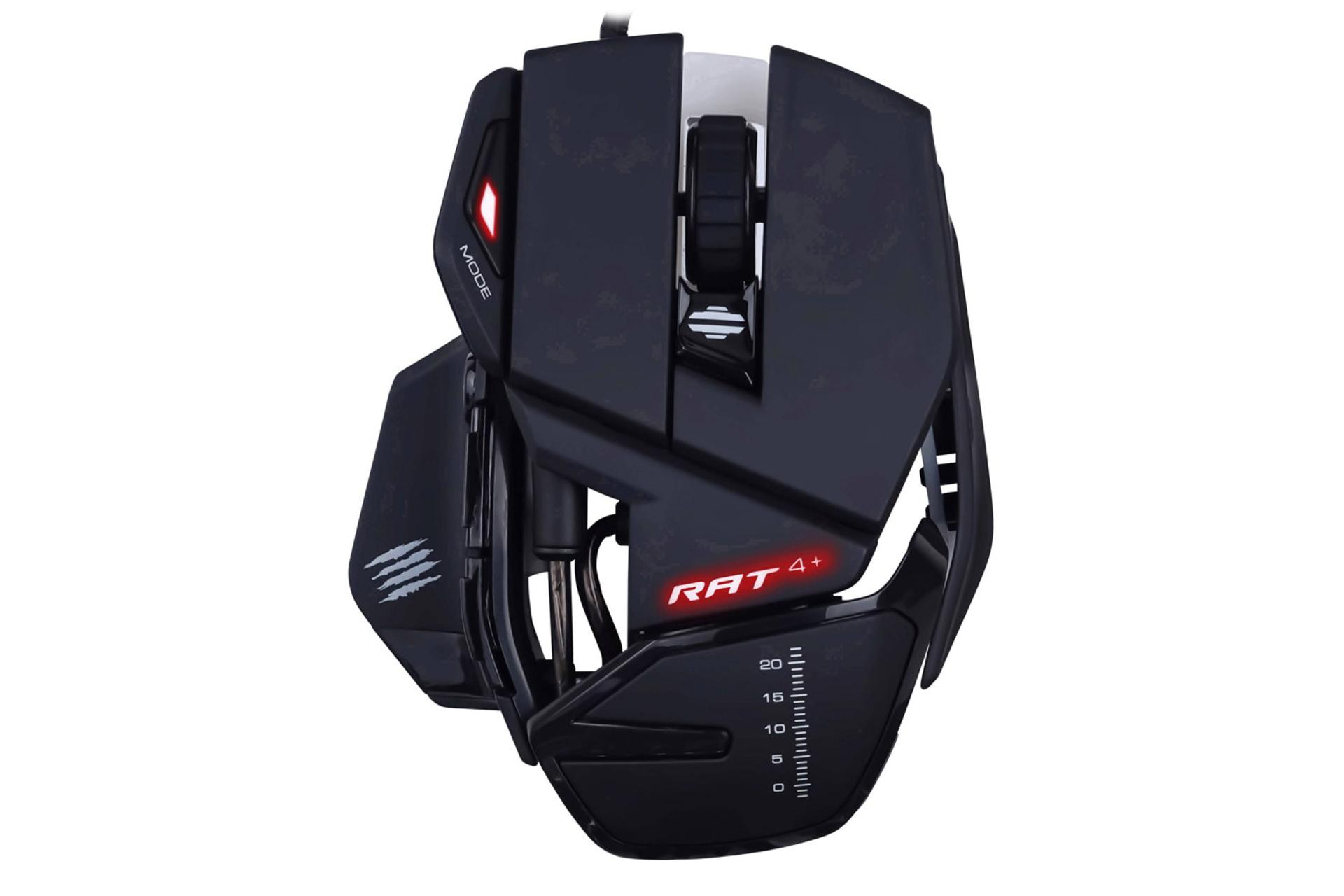 نمای روبرو ماوس مدکتز R.A.T. 4 پلاس