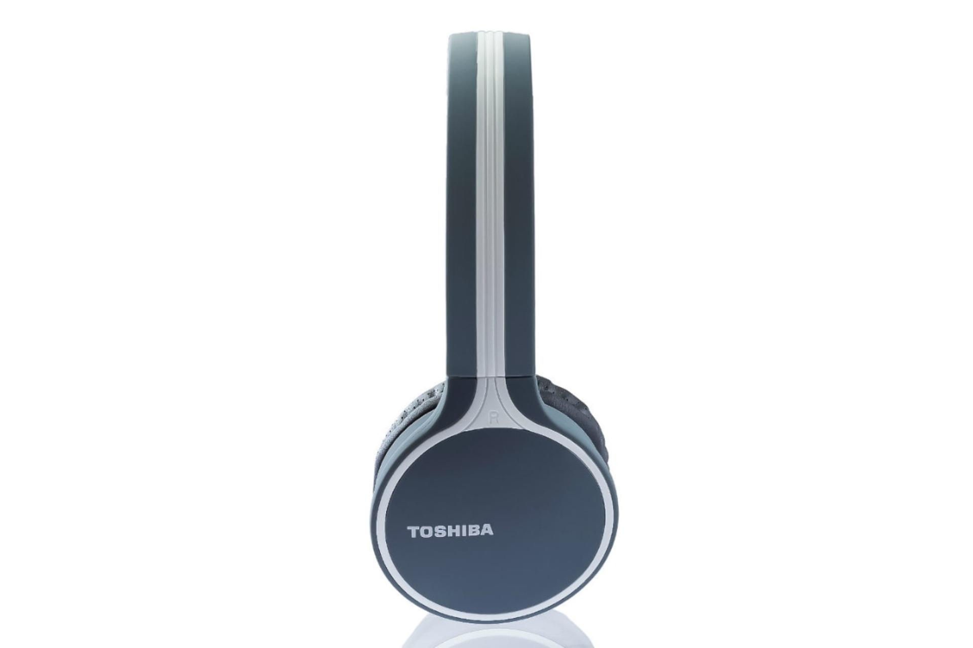 نمای جانبی هدفون بی سیم توشیبا Toshiba RZE-BT180H مشکی