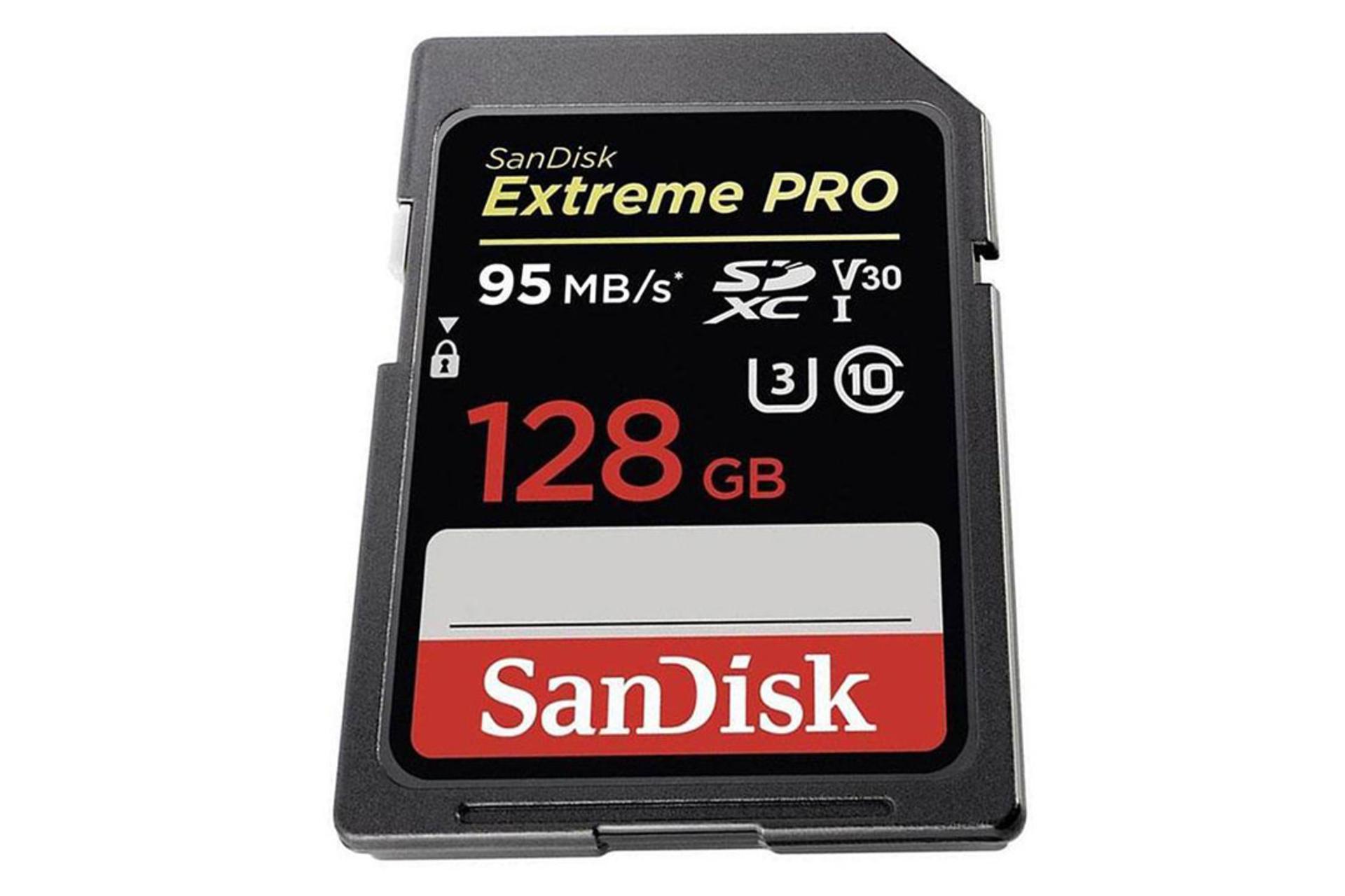 مرجع متخصصين ايران SanDisk Extreme Pro V30 SDHC Class 10 UHS-I U3 128GB