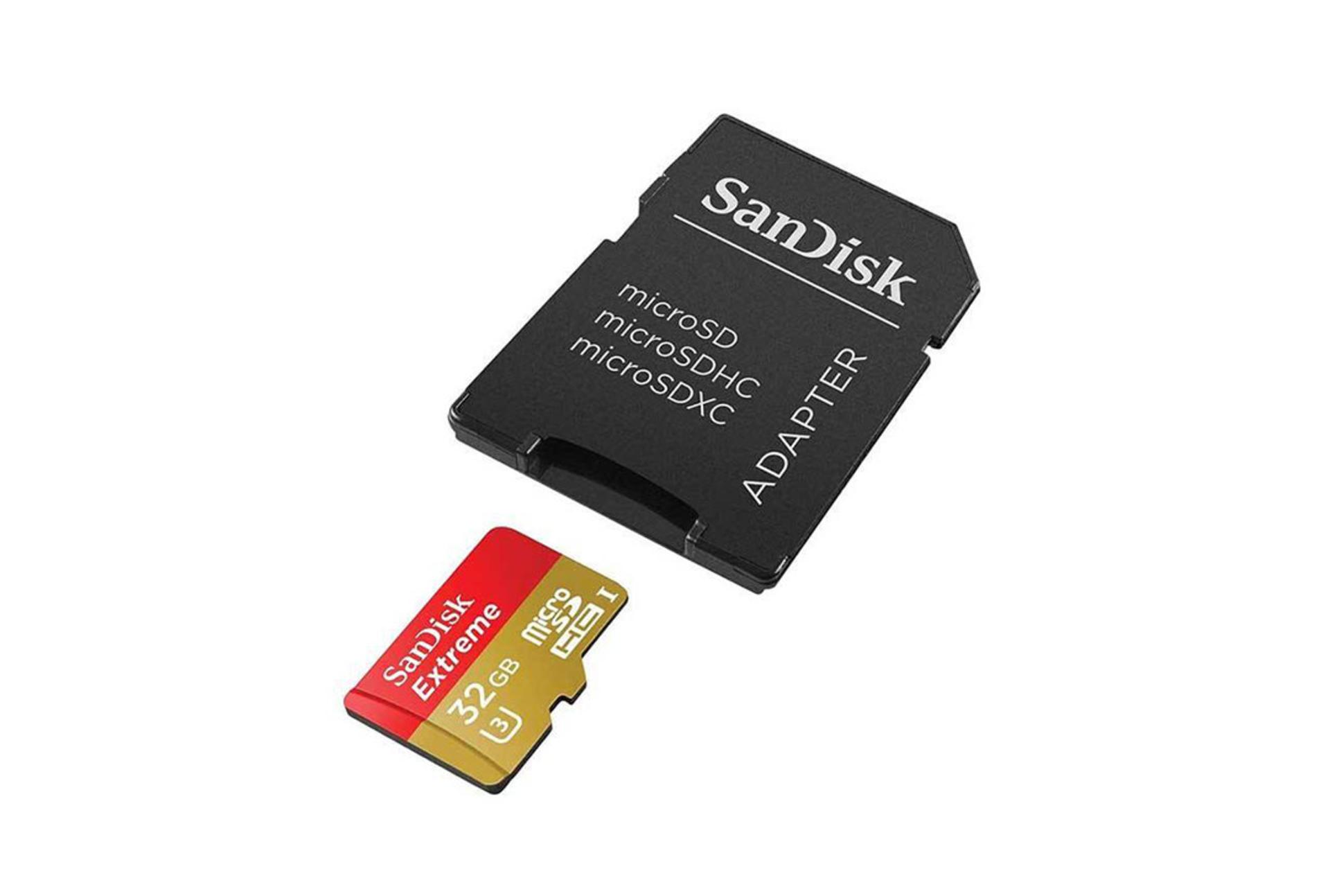 SanDisk Extreme V30 SDHC Class 10 UHS-I U3 32GB