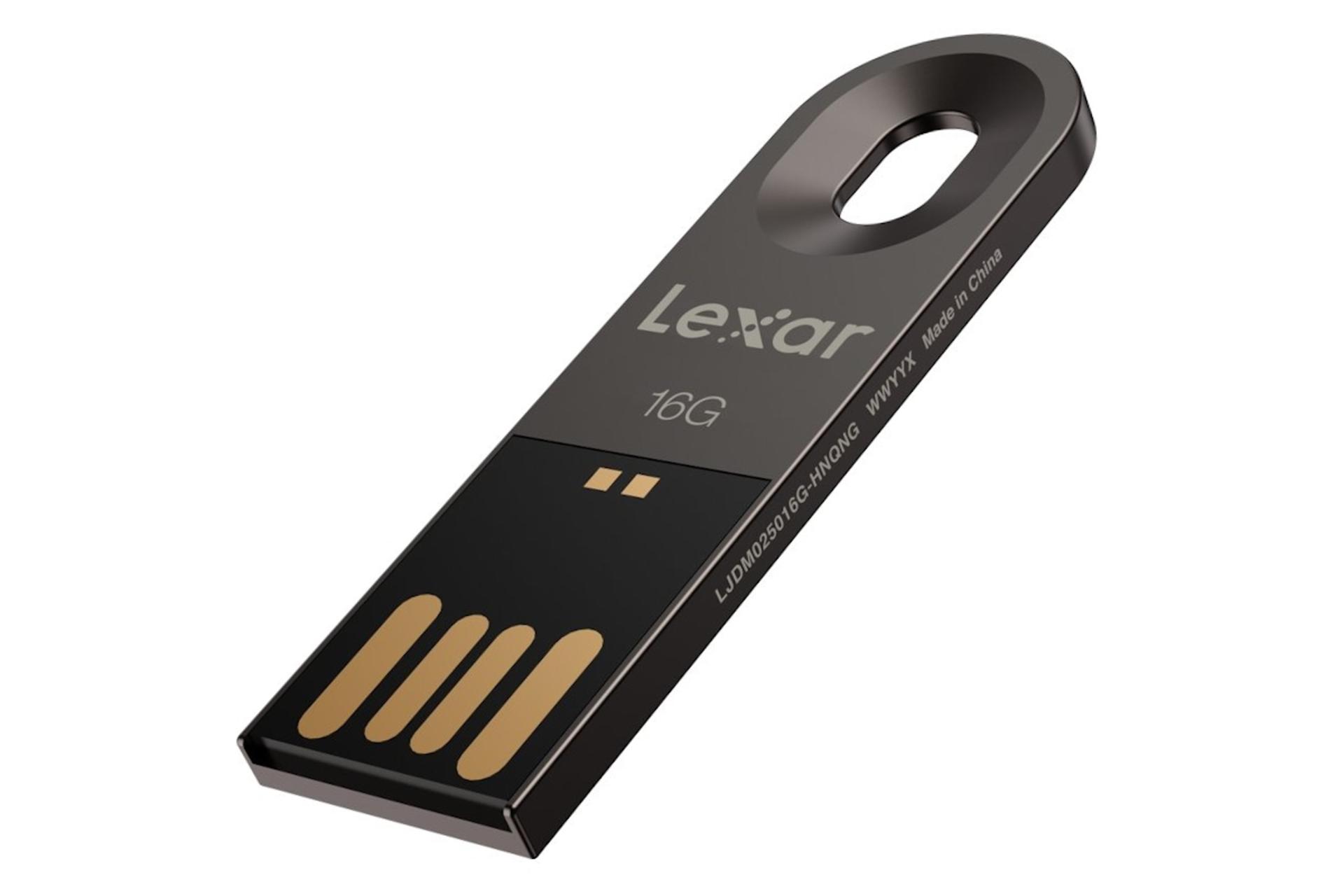 نمای جانبی Lexar JumpDrive M25 16GB / فلش مموری لکسار مدل JumpDrive M25 ظرفیت 16 گیگابایت