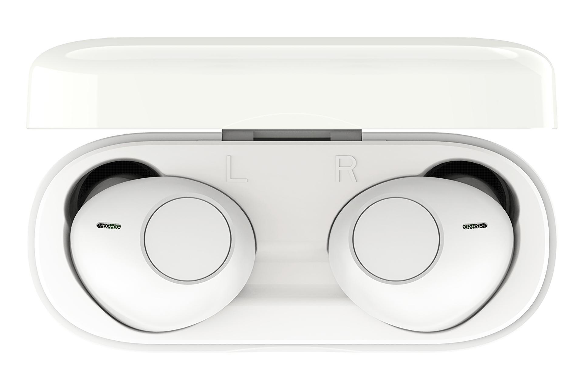 نمای بالا ایرباد بی سیم اینفینیکس Infinix Snokor iRocker XE15 سفید