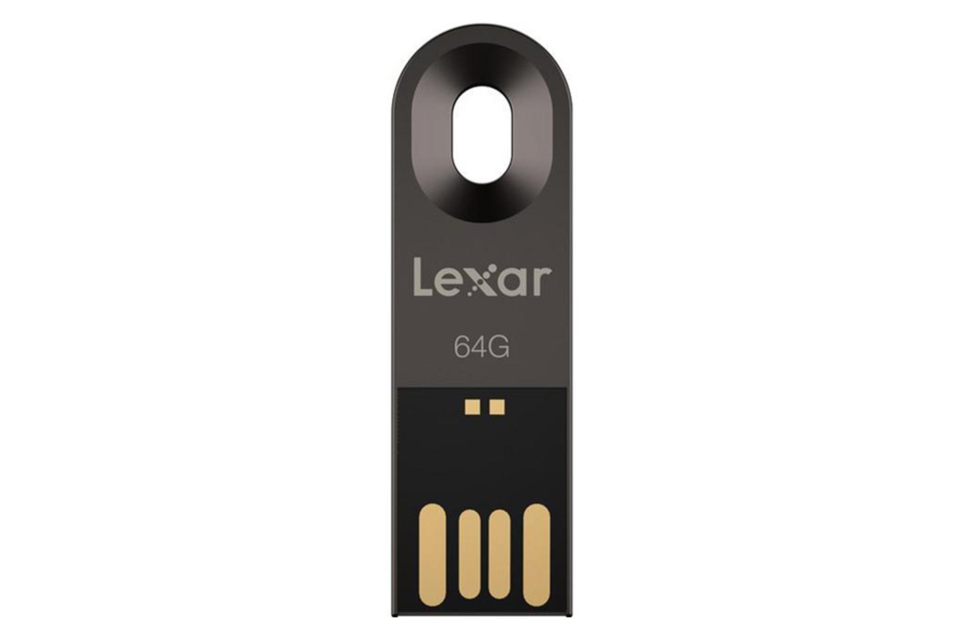 نمای روبرو فلش مموری لکسار مدل JumpDrive M25 ظرفیت 64 گیگابایت