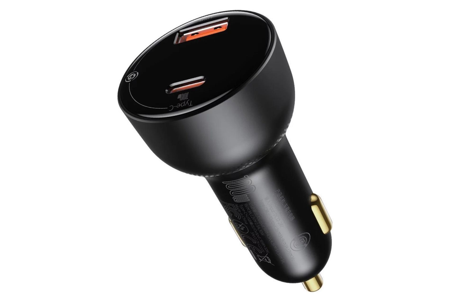 نمای جانبی شارژر باسئوس CCZX