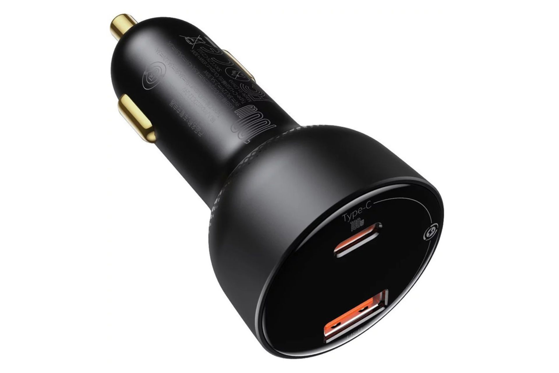 نمای جانبی شارژر باسئوس TZCCZX