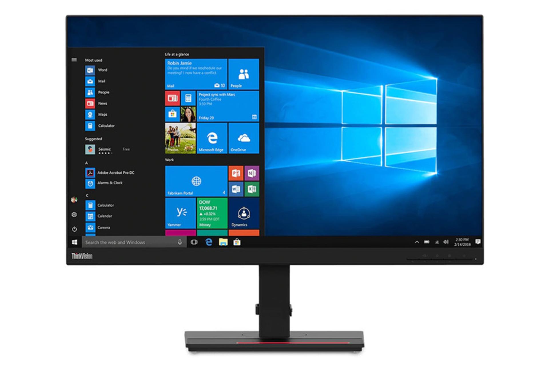 لنوو 27 اینچ مدل T27h-20 / Lenovo ThinkVision T27h-20 QHD