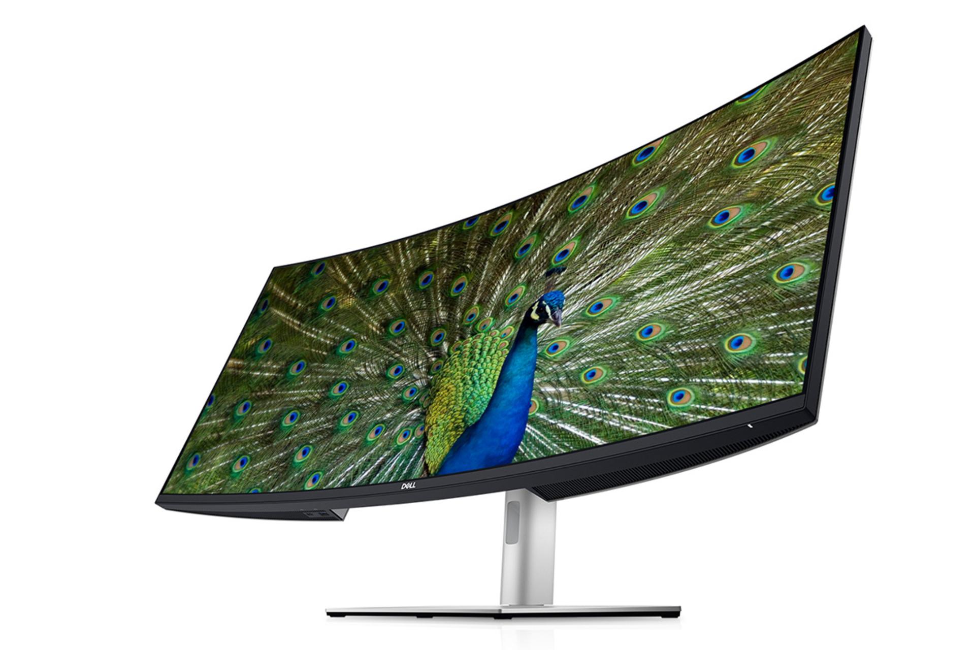 نمای نیمرخ مانیتور دل اولترا شارپ U4021QW