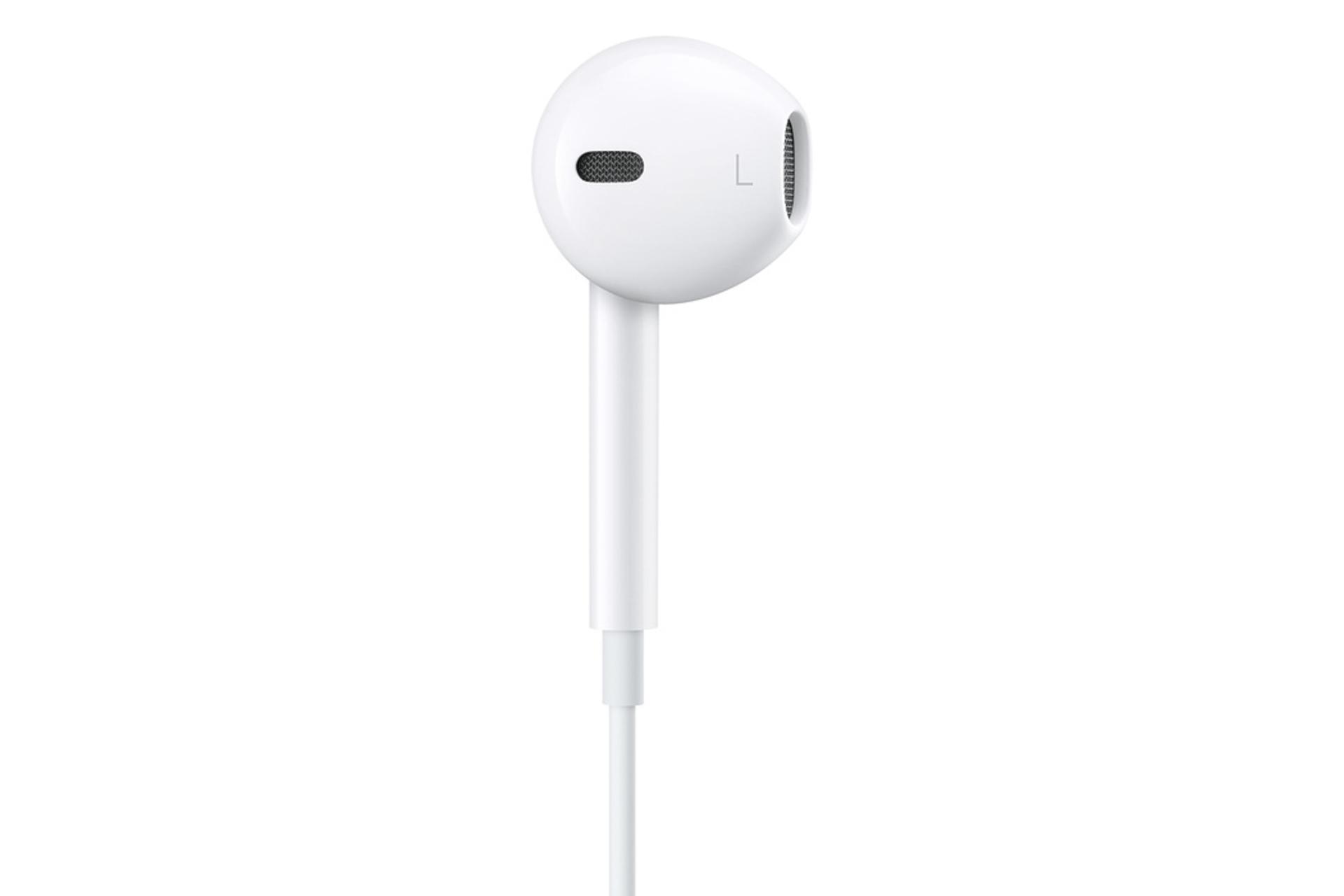 مرجع متخصصين ايران ايرباد چپ هدفون بي سيم ايرپادز اپل با كانكتور لايتنينگ Apple EarPods with Lightning Connector سفيد