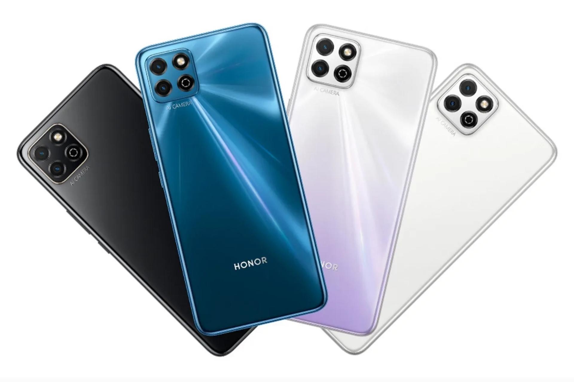 رنگ های مختلف گوشی موبایل پلی 20 آنر Honor Play 20