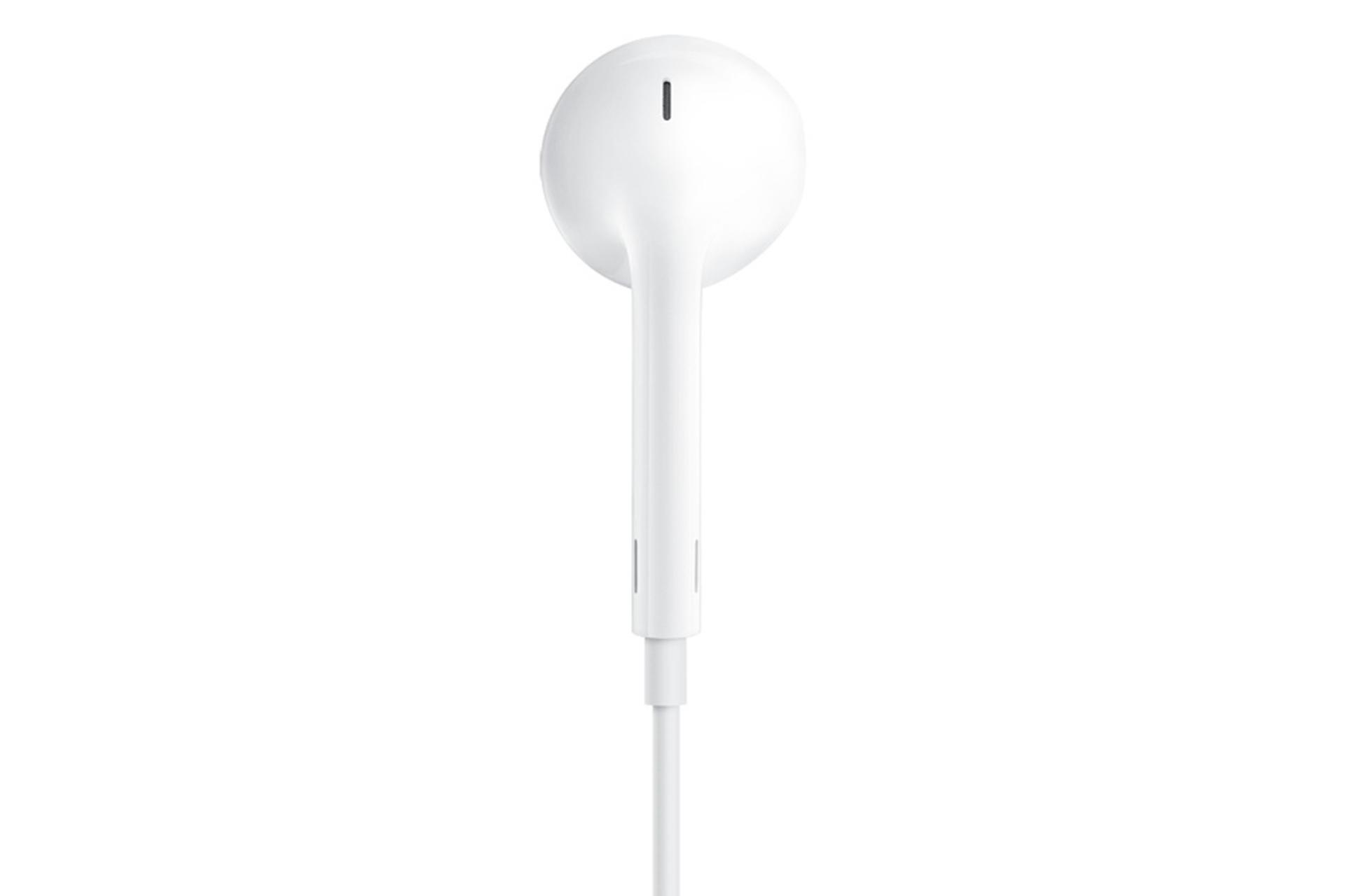 مرجع متخصصين ايران نماي پشتي هدفون بي سيم ايرپادز اپل با كانكتور لايتنينگ Apple EarPods with Lightning Connector سفيد