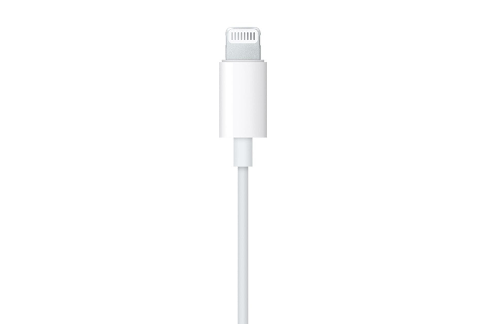 درگاه لایتنینگ هدفون بی سیم ایرپادز اپل با کانکتور لایتنینگ Apple EarPods with Lightning Connector