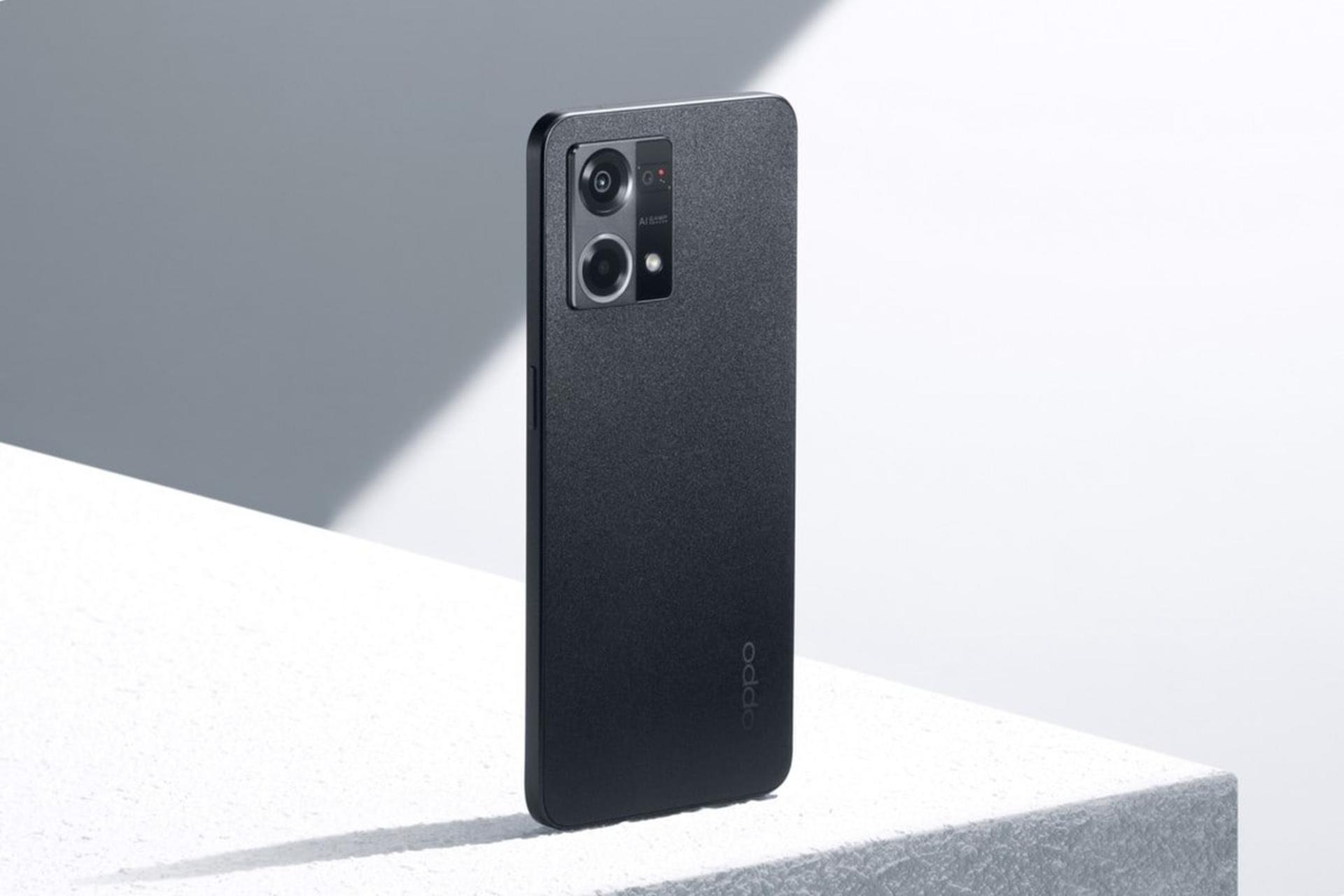 پنل پشت گوشی موبایل اوپو Oppo Reno7 مشکی