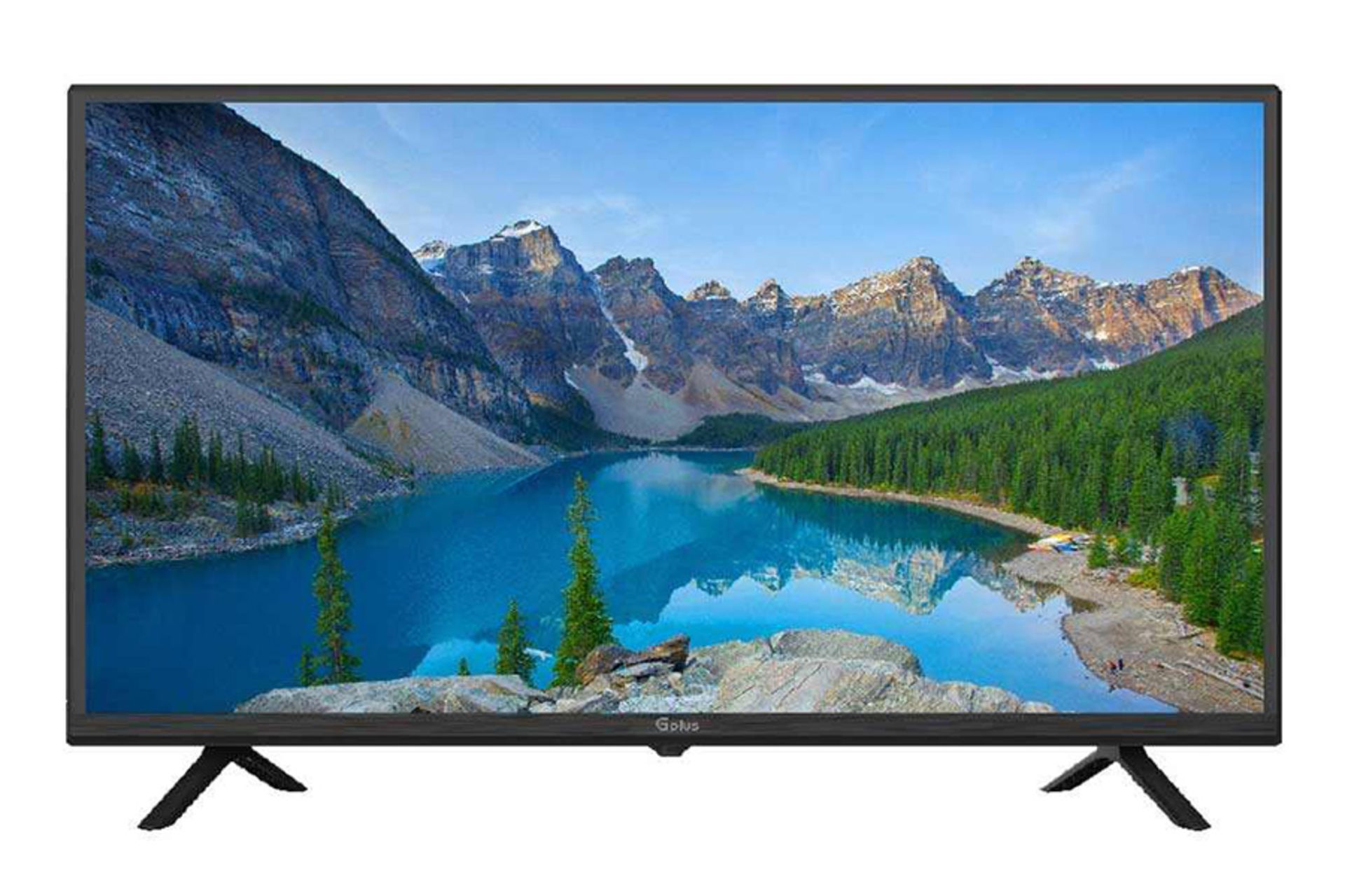 نمای جلو تلویزیون جی پلاس 32MD416N با صفحه روشن