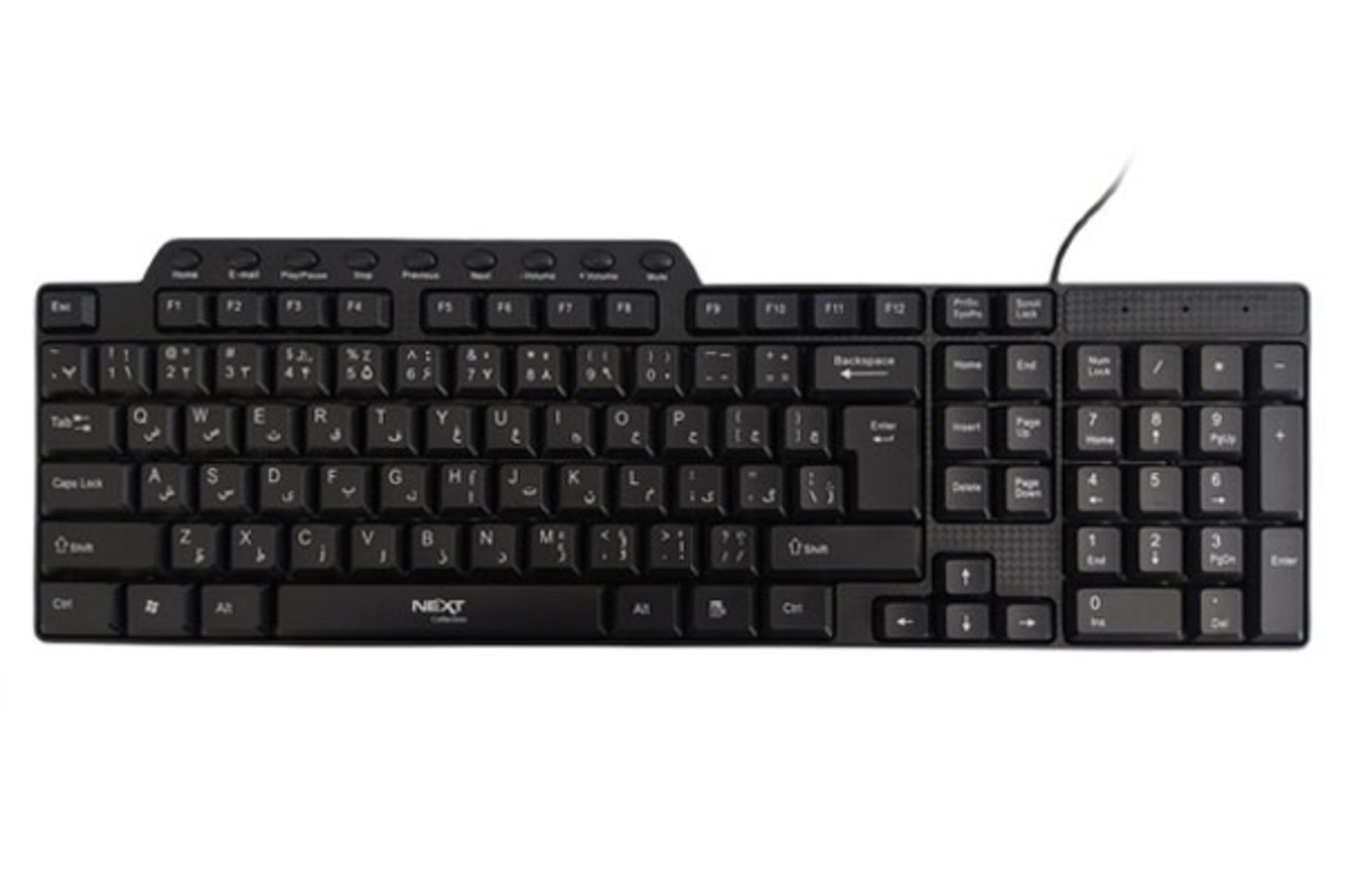 نمای روبرو کیبورد نکست N1000