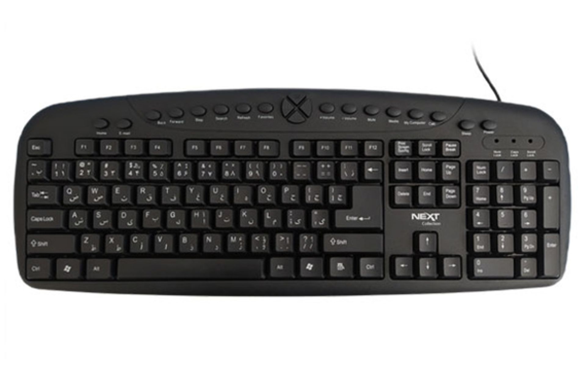 نمای روبرو کیبورد نکست N4000