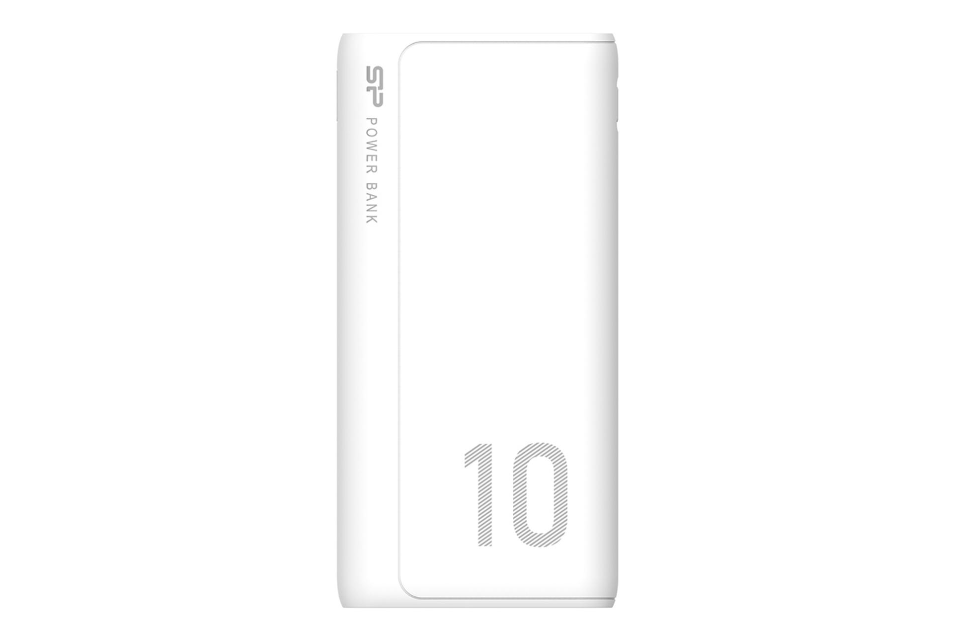 پاور بانک سیلیکون پاور Silicon Power GP15 10000mAh با ظرفیت 10000 میلی‌آمپر ساعت سفید