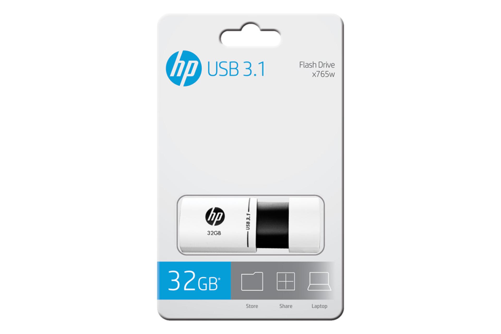جعبه فلش مموری اچ پی مدل x765w ظرفیت 32 گیگابایت