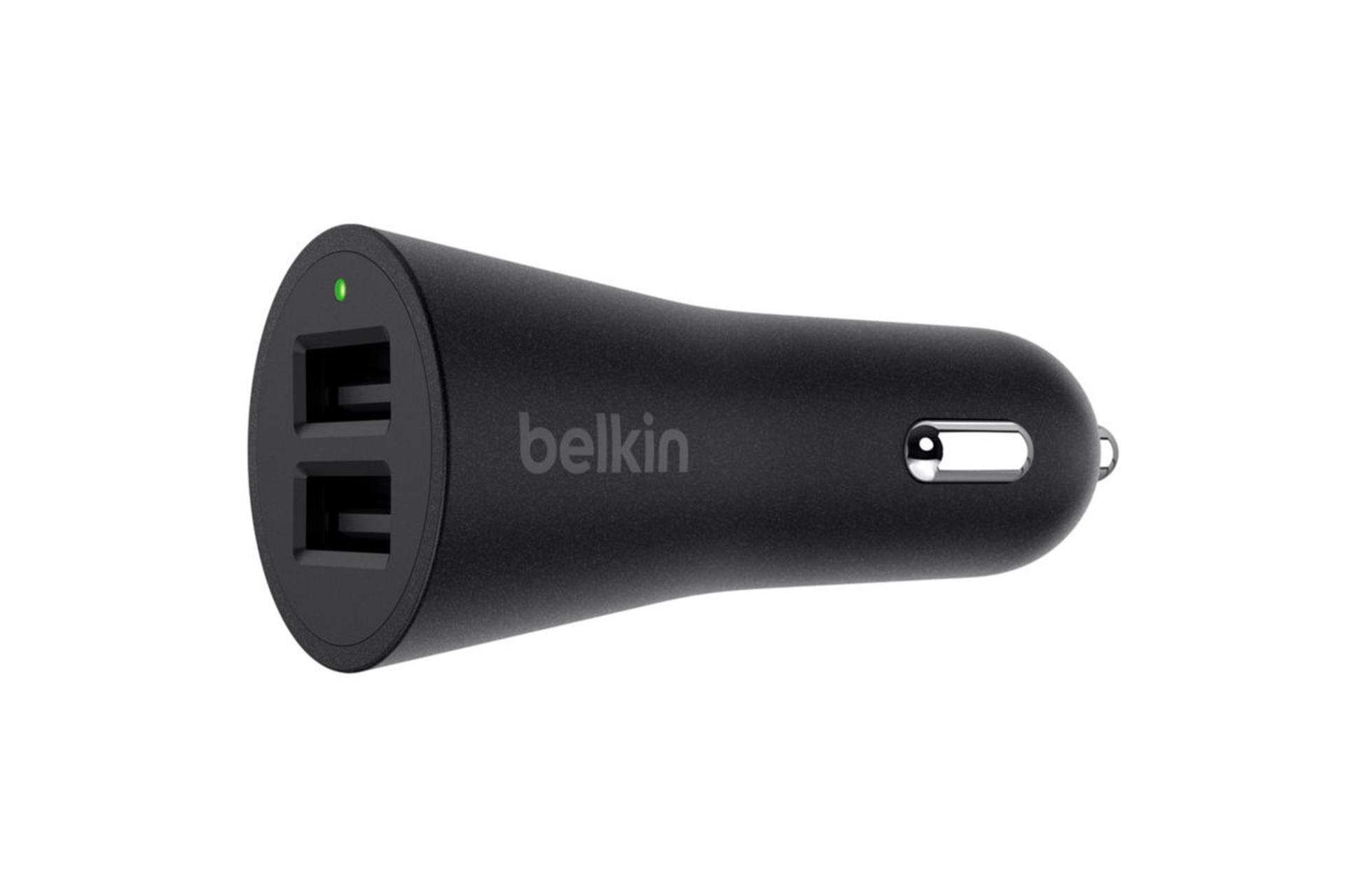 نمای جانبی شارژر بلکین F8M930btBLK