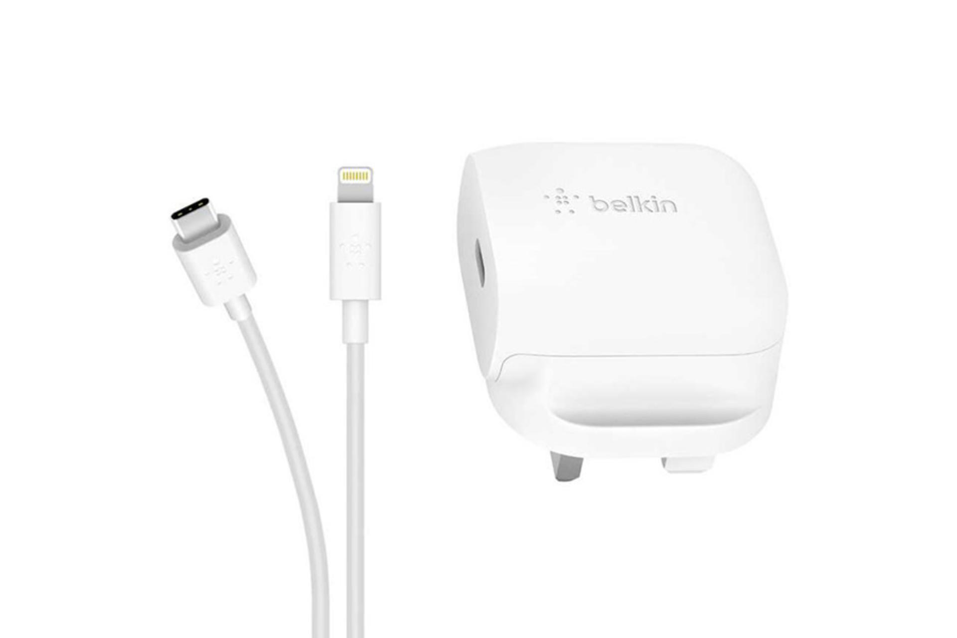 شارژر بلکین WCA003MY04WH همراه کابل