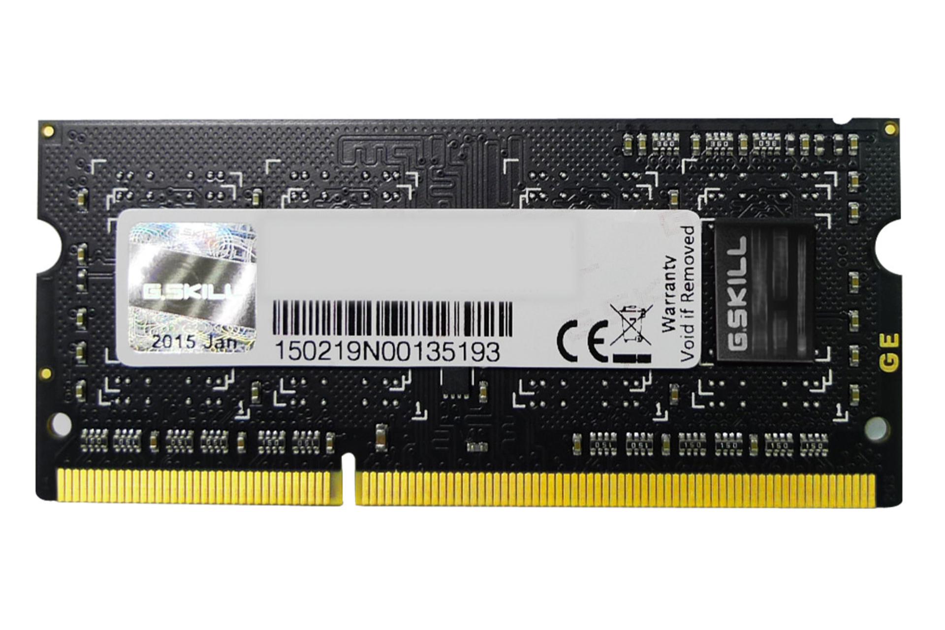رم جی اسکیل SO-DIMM Standard ظرفیت 4 گیگابایت از نوع DDR3-1600