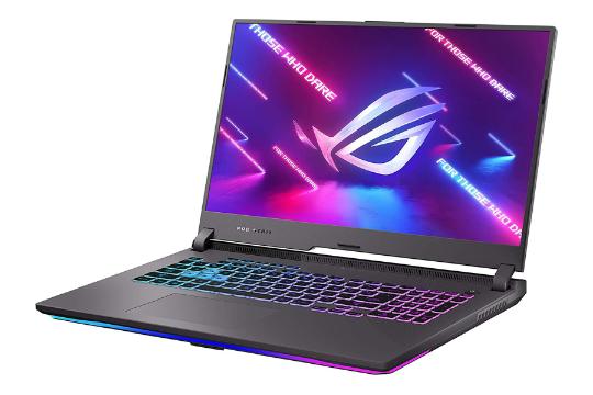 نمای نیمرخ ایسوس راگ استریکس G17 G713
