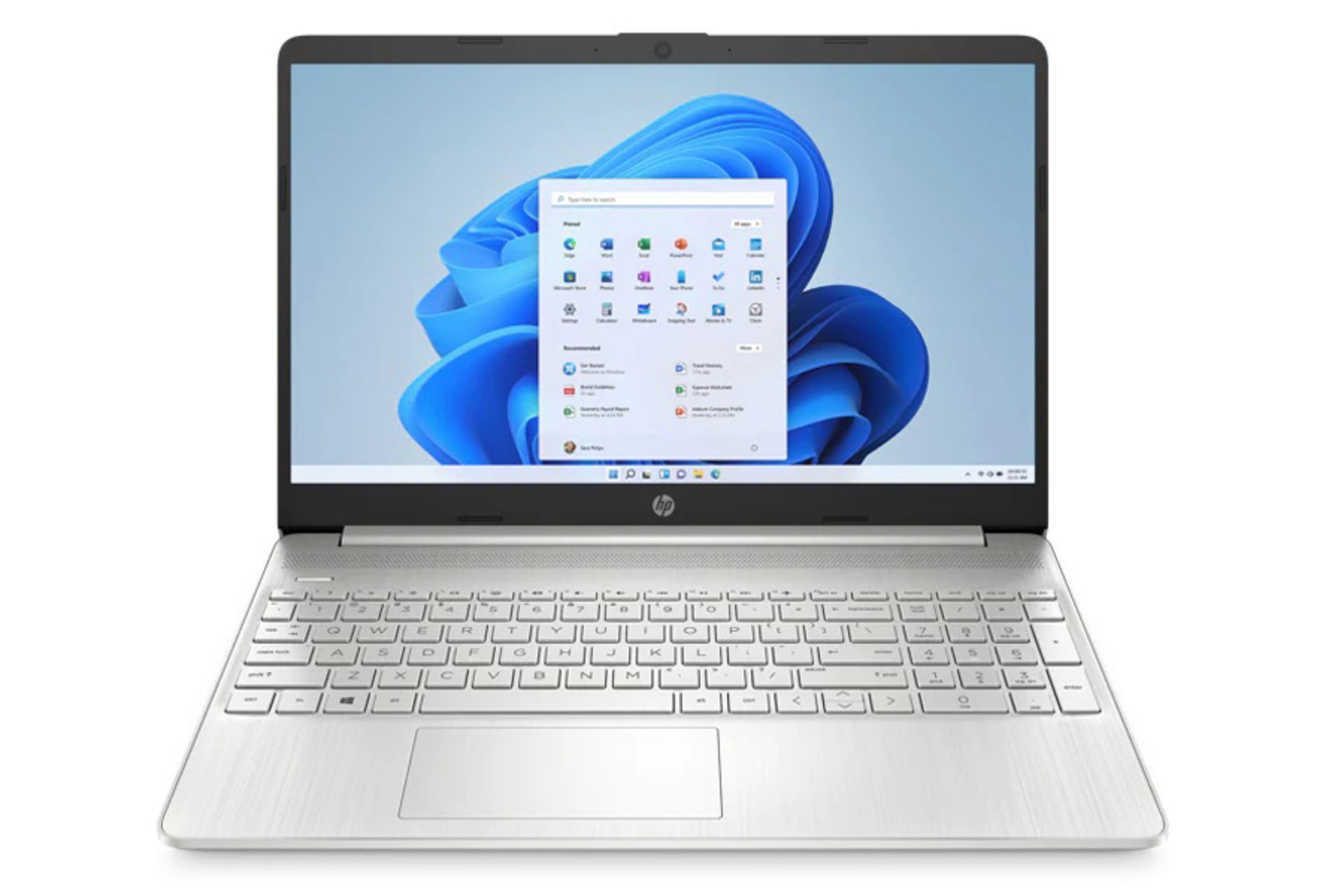 نمای روبرو لپ تاپ 15-ef2081ms اچ پی