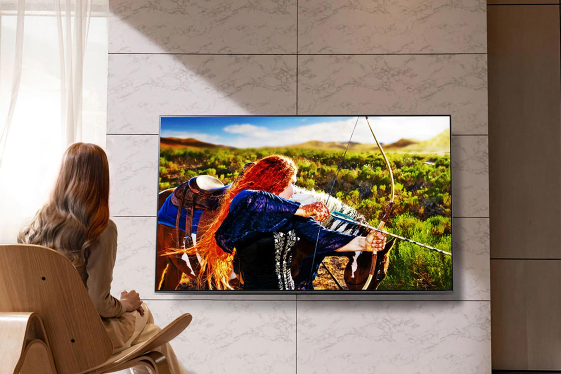 تلویزیون ال جی 50nano75 در حالت روشن