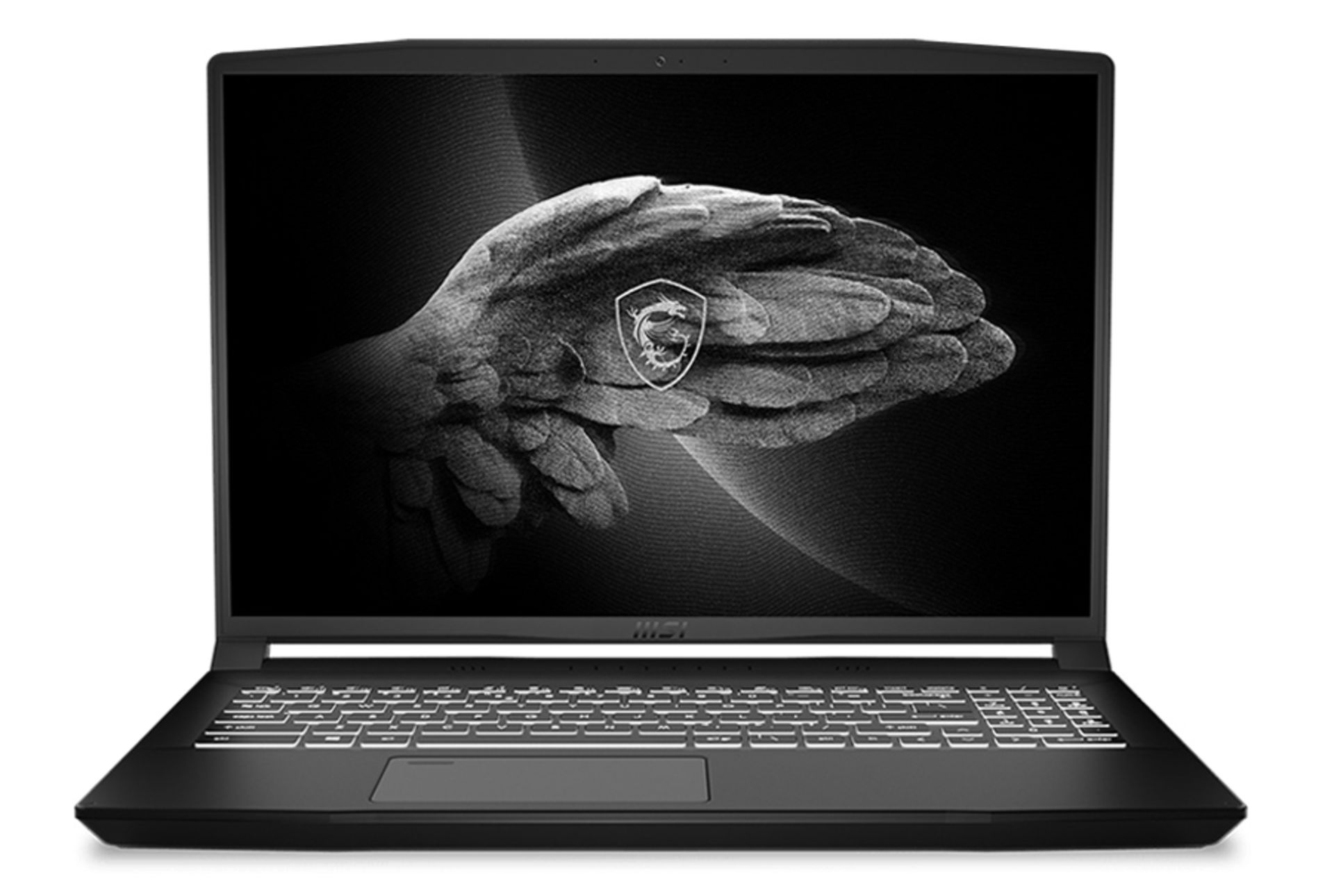 نمای روبرو لپ تاپ Creator M16 A11UC ام اس آی