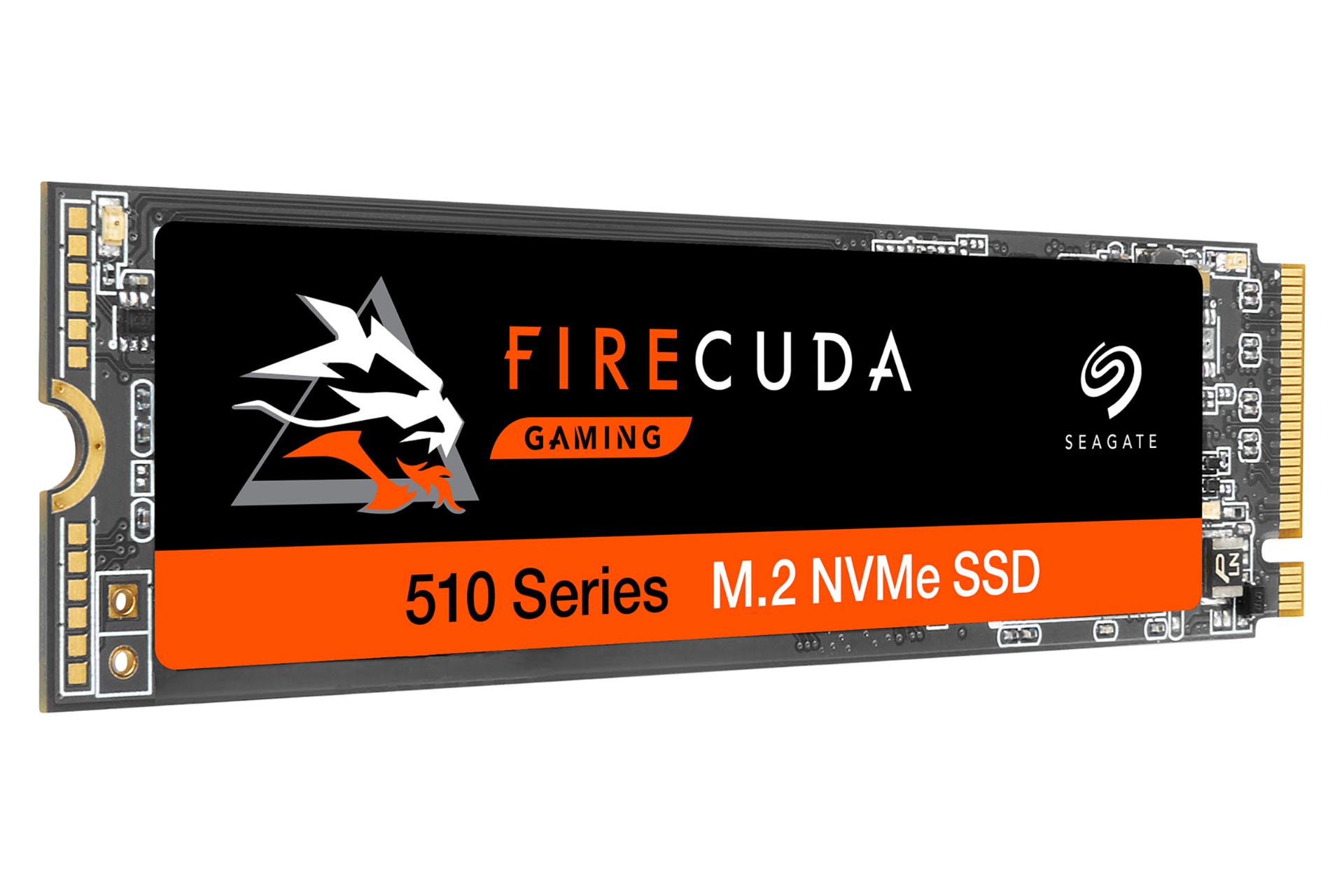 نمای چپ SSD سیگیت FireCuda 510 NVMe M.2 ظرفیت 1 ترابایت