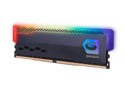 نمای کناری رم گیل ORION RGB ظرفیت 16 گیگابایت از نوع DDR4-3200