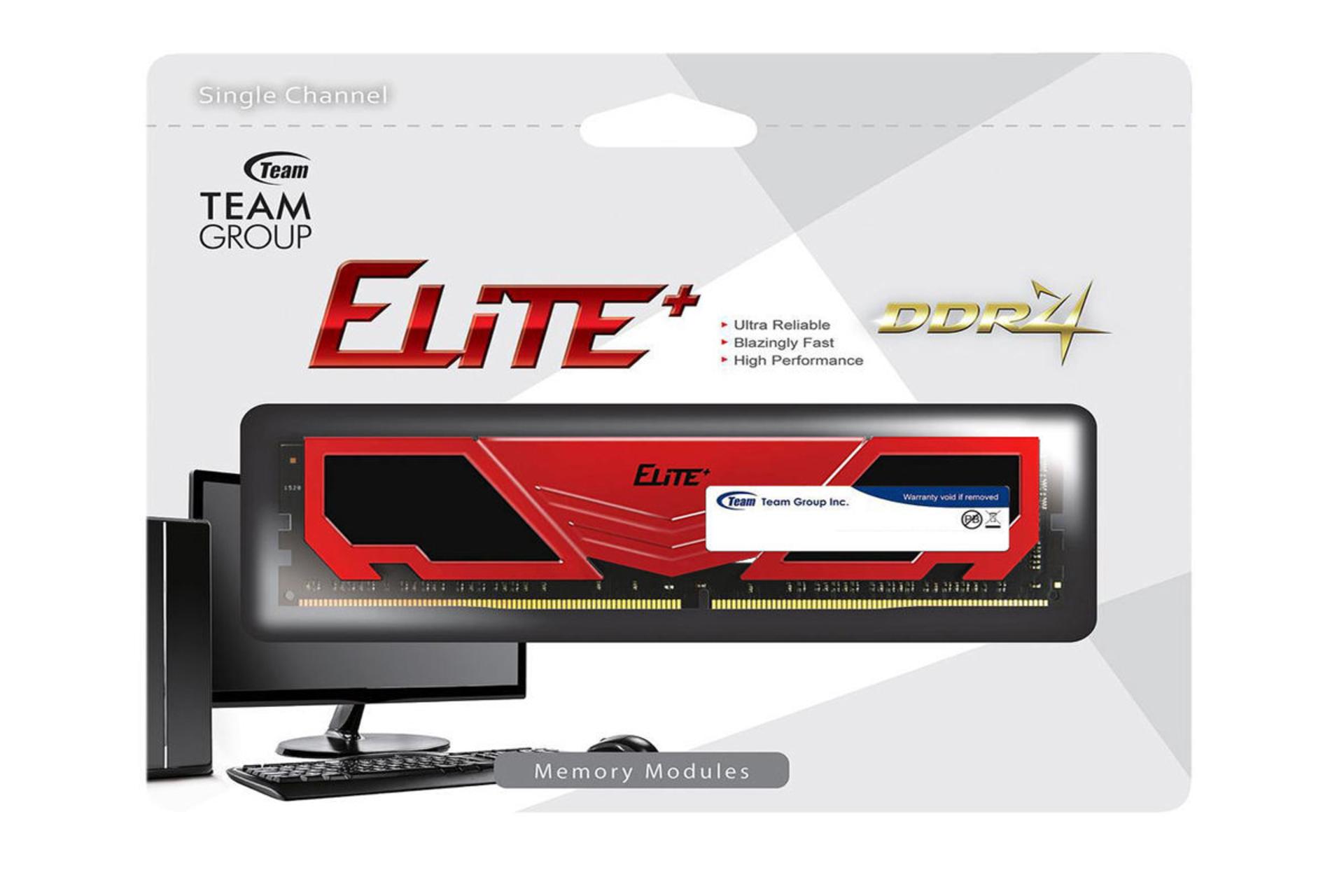 جعبه رم تیم گروپ ELITE PLUS ظرفیت 32 گیگابایت از نوع DDR4-3200