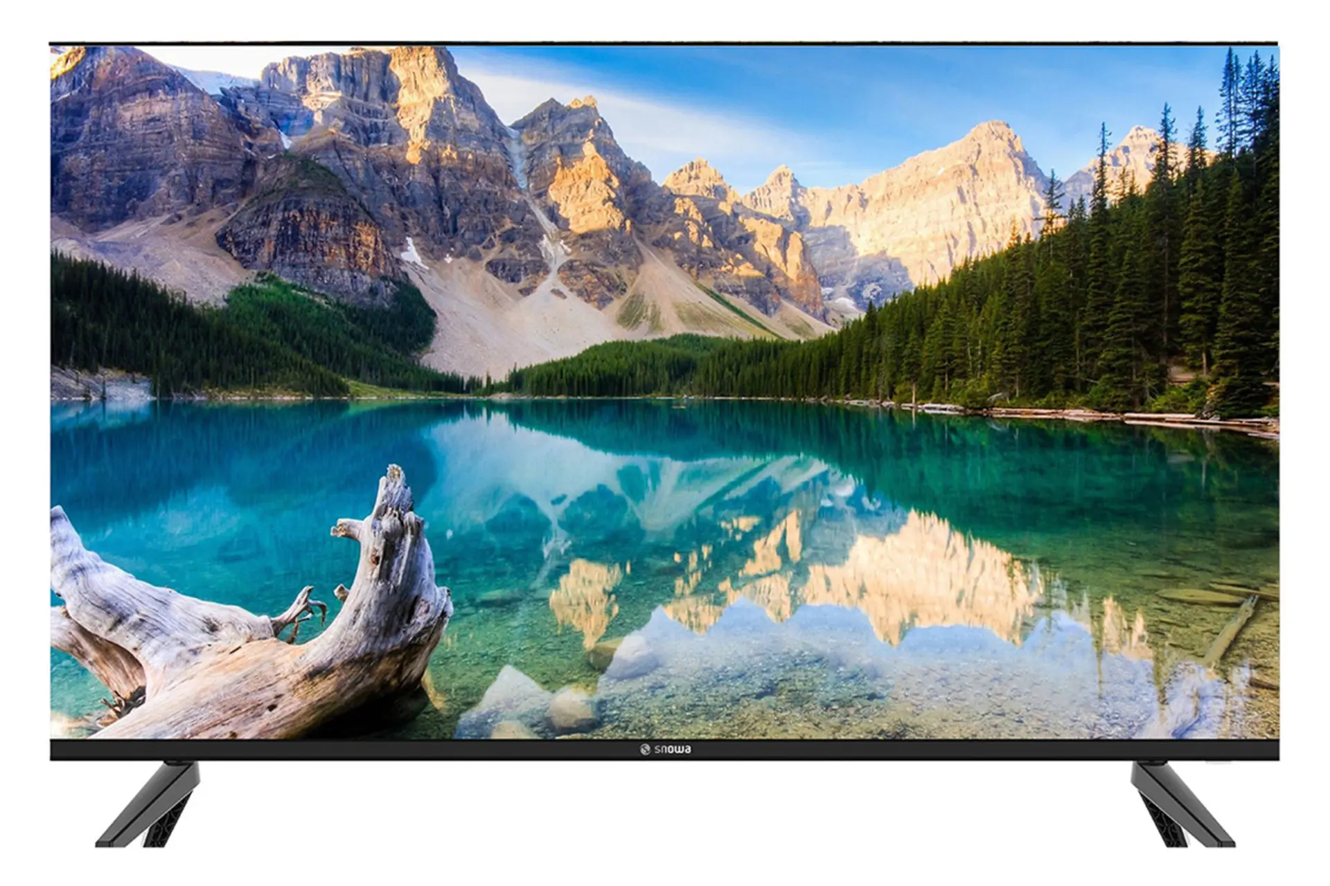 نمای جلو تلویزیون اسنوا SA560 مدل 43 اینچ با صفحه روشن