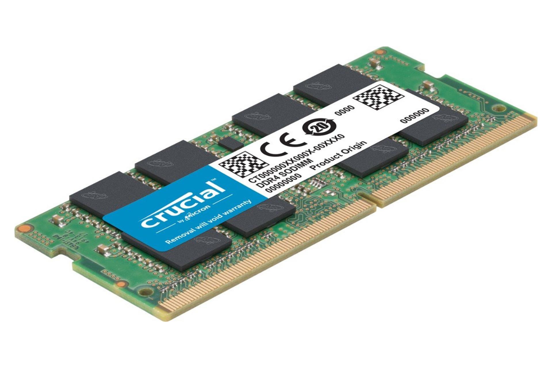 نمای چپ رم کروشیال Crucial CT8G4SFD8213 ظرفیت 8 گیگابایت از نوع DDR4-2133
